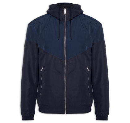 Jaqueta Masculina Microfibra Water-Repell - Azul