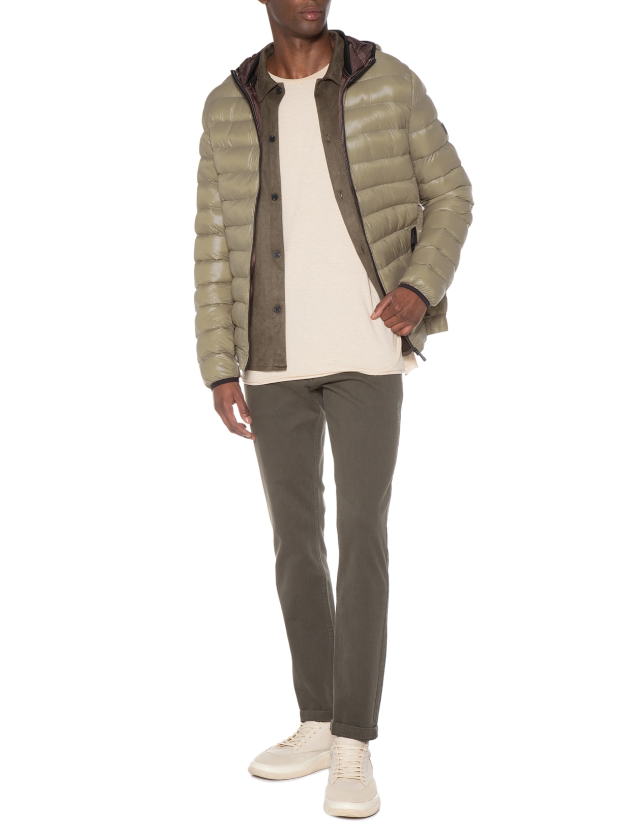 Jaqueta Masculina Mobile Nylon Special Bege Jab