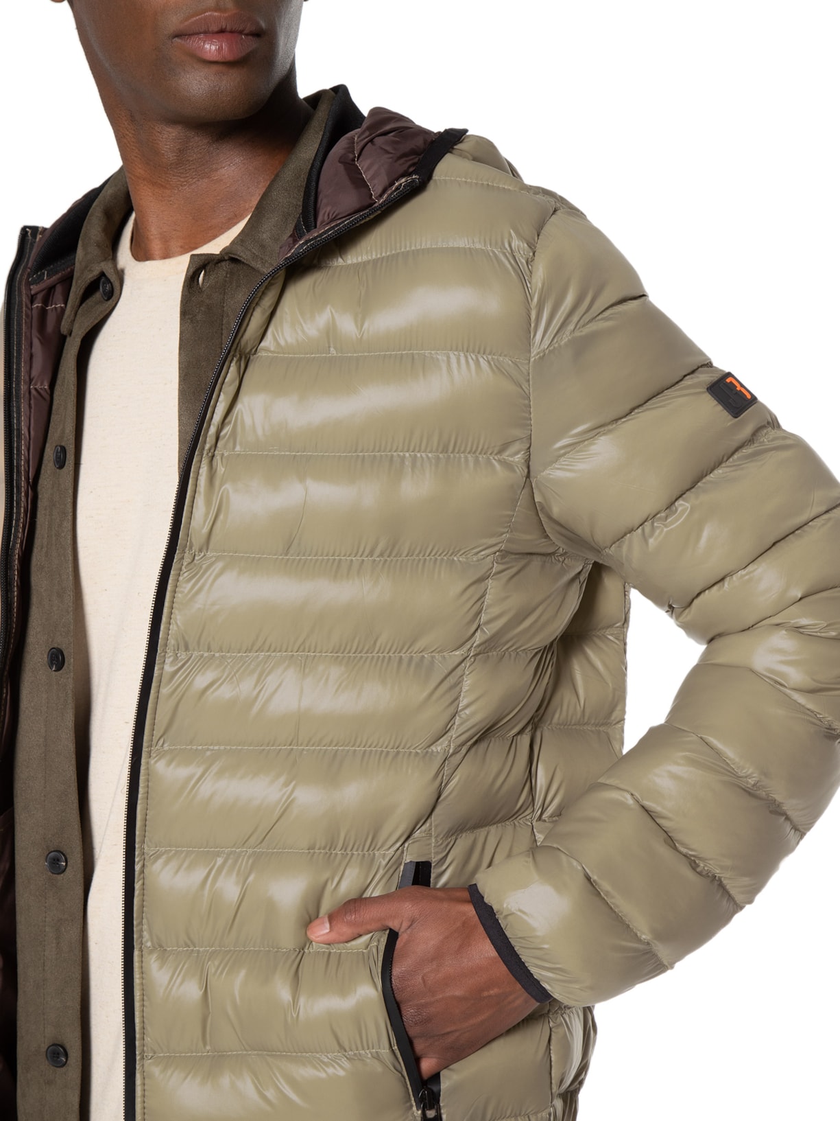 Jaqueta Masculina Mobile Nylon Special Bege Jab