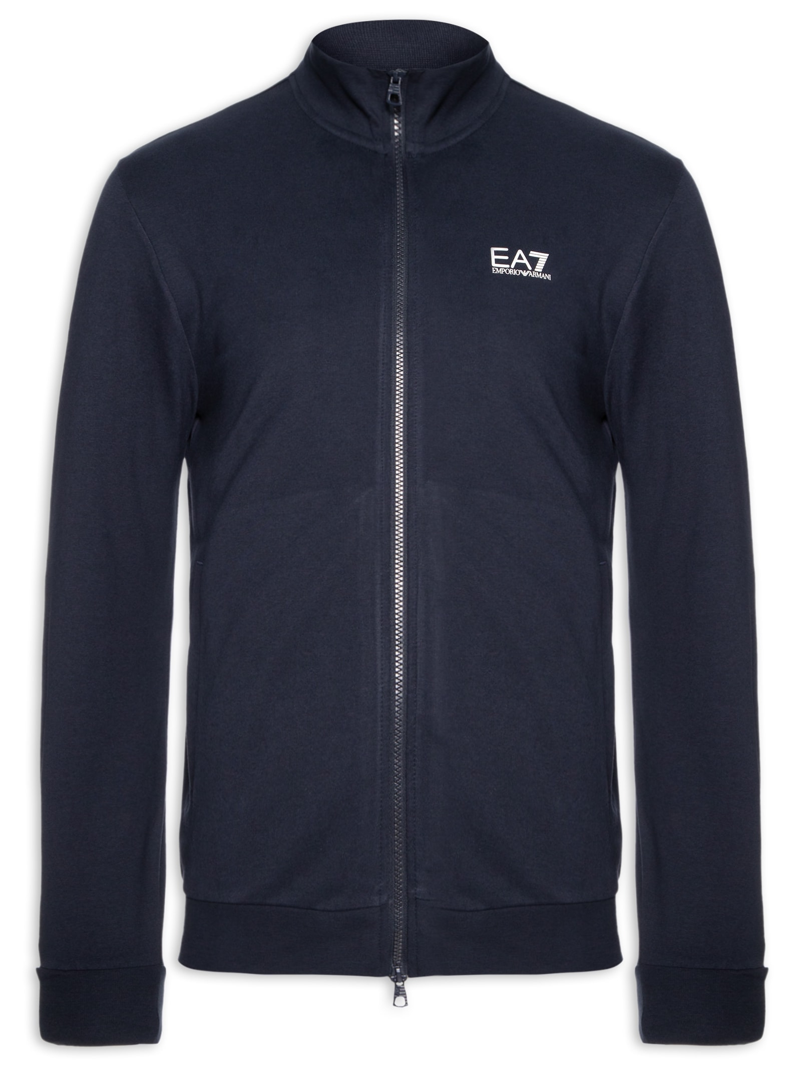 EA7 Empório Armani - Jaqueta Masculina Moletom Com Zíper Train