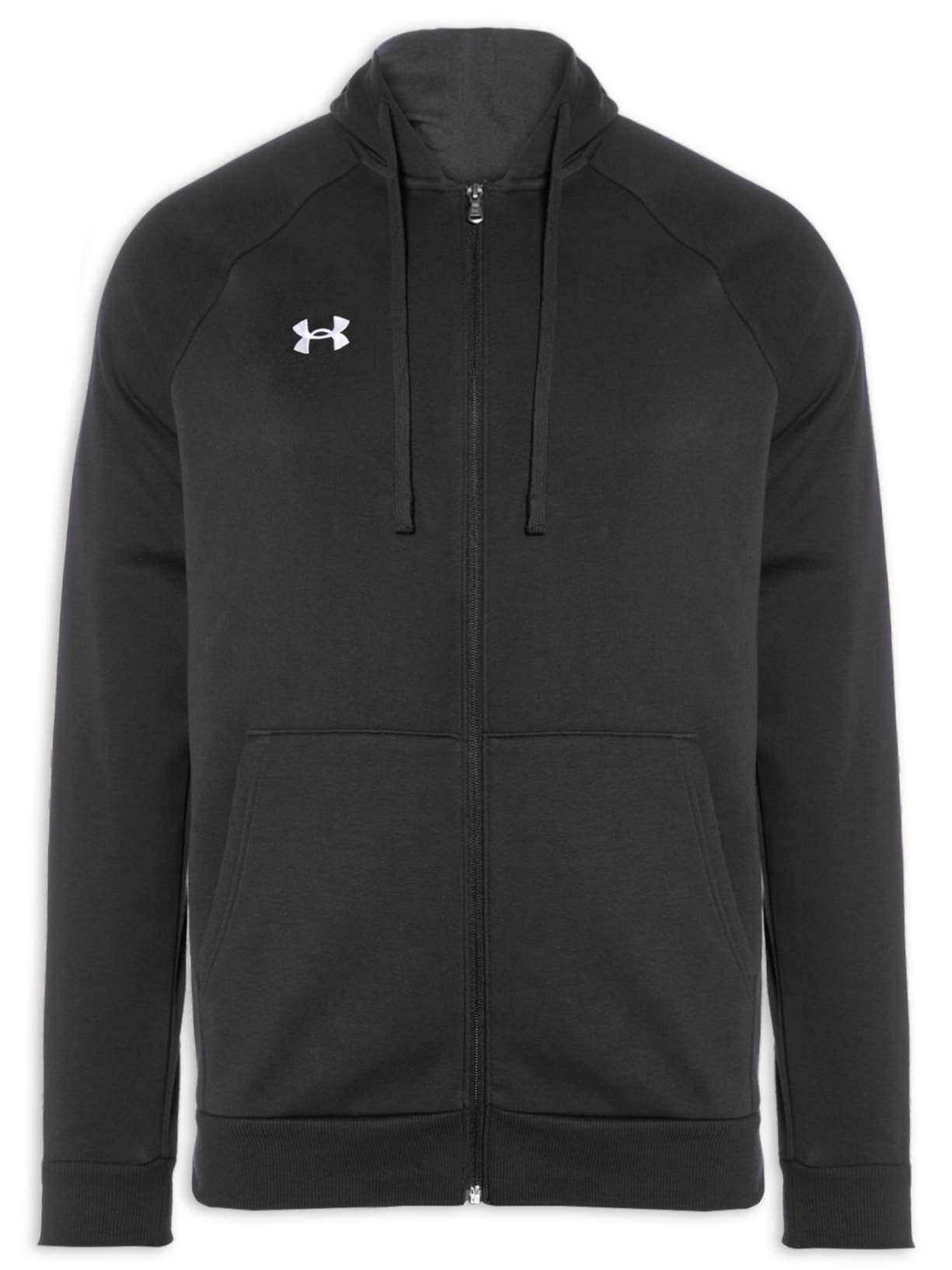 Jaqueta Masculina Moletom Rival Fleece Hoodie - Preto