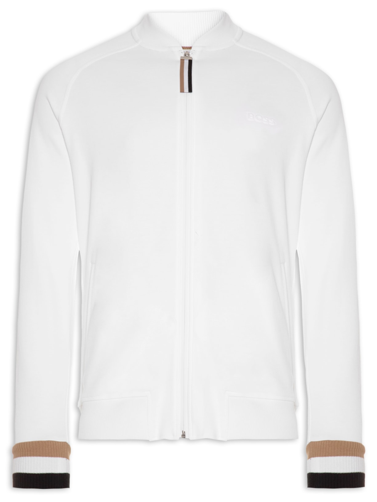 Jaqueta Masculina Moletom Samo Comfort - Branco