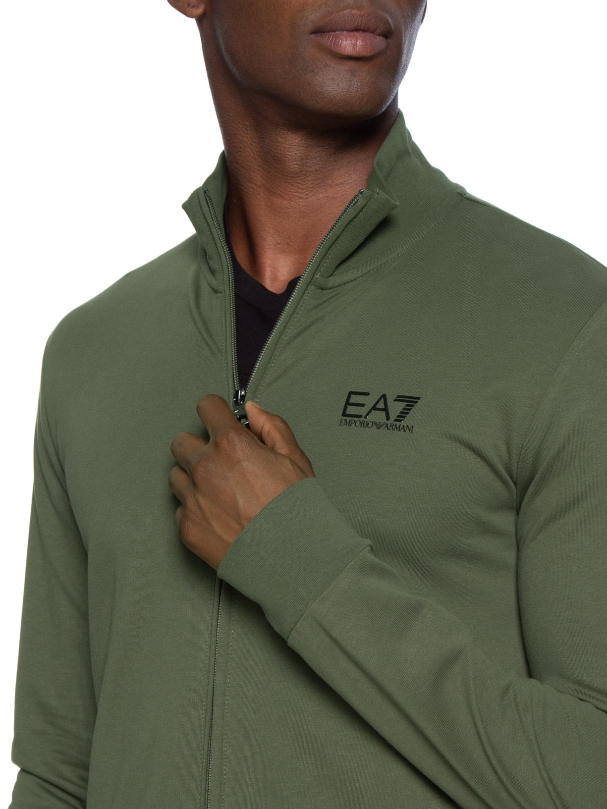 Jaqueta Masculina Moletom EA7 Emporio Armani Verde