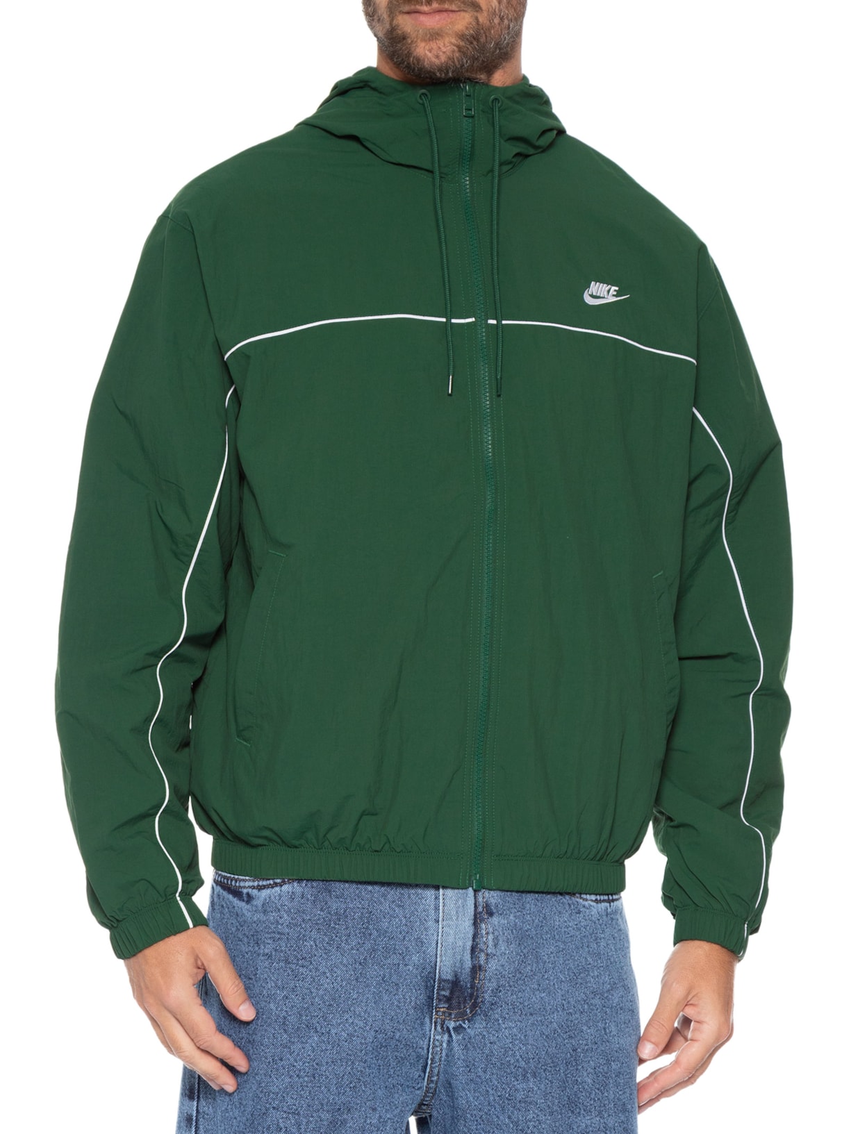 Jaqueta Masculina Nike Club Athlete Verde Nike