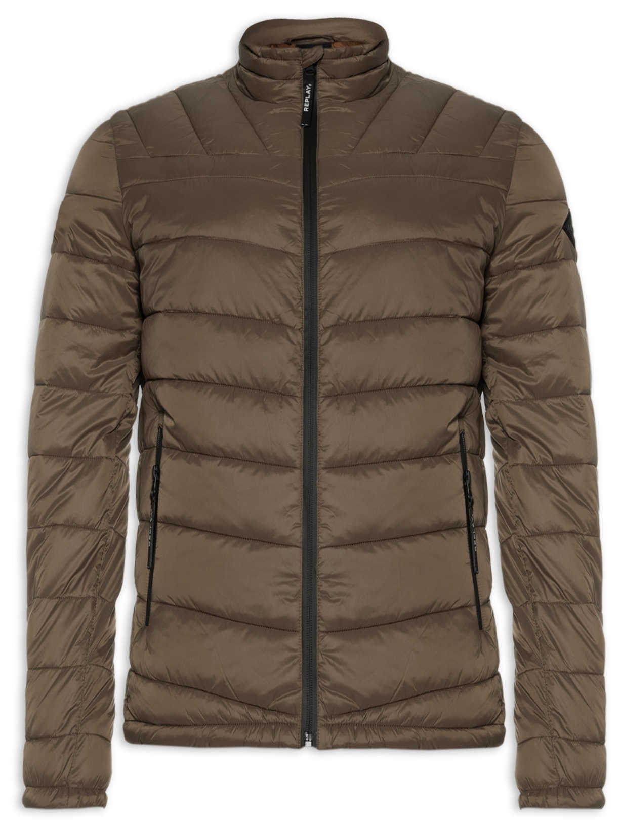 Jaqueta Masculina Nylon Basic - Marrom