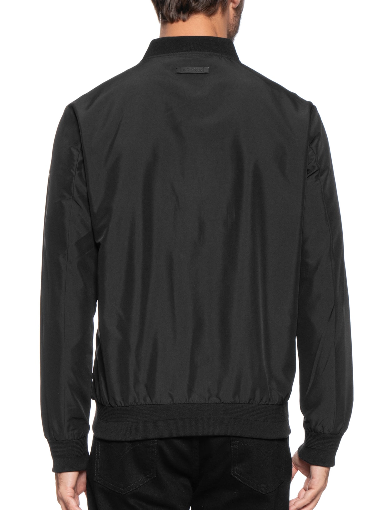 Jaqueta Masculina Nylon Bomber Liq Rep Preto Aramis