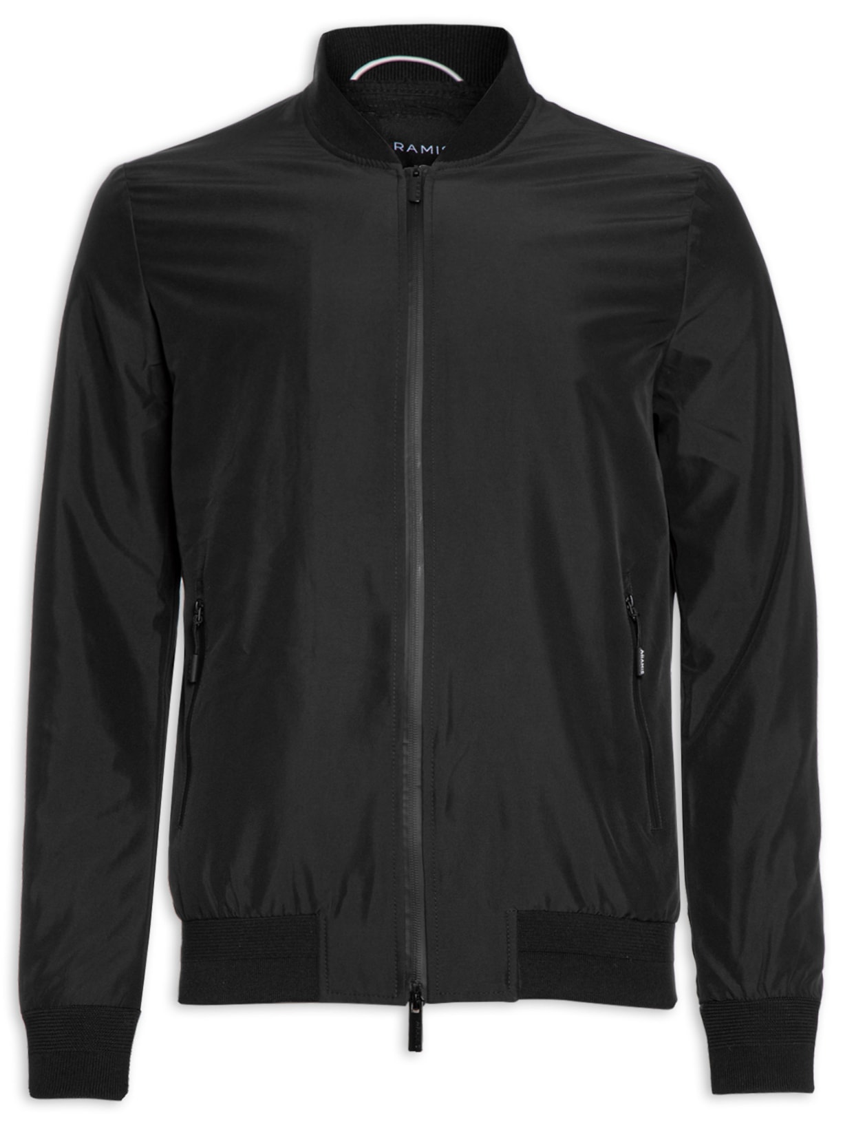 Jaqueta Masculina Nylon Bomber Liq Rep Preto Aramis