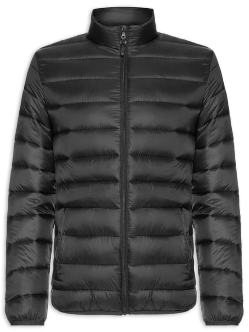 Jaqueta Masculina Nylon Gomos - Preto