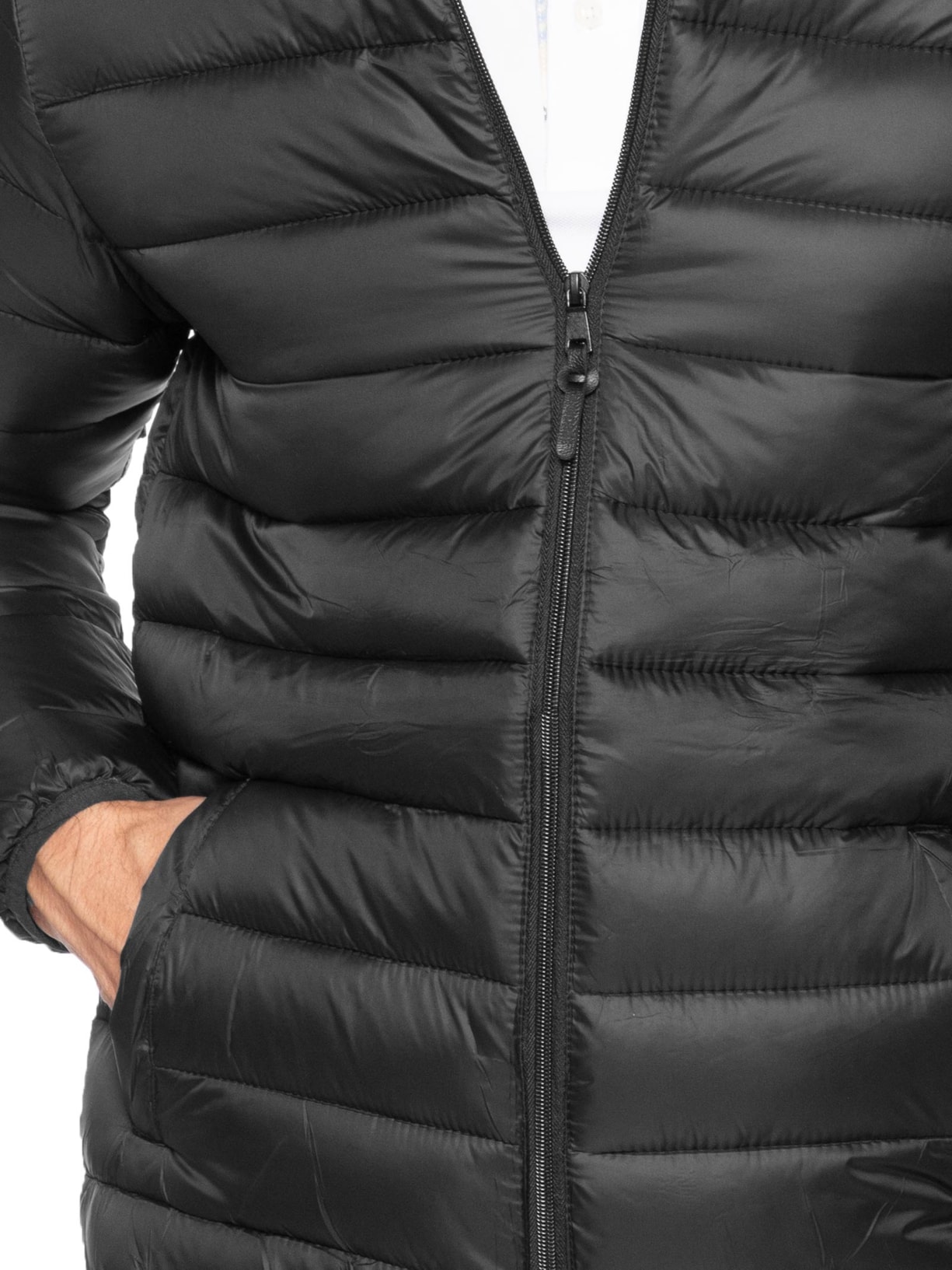 Jaqueta Masculina Nylon Gomos Preto Sergio K