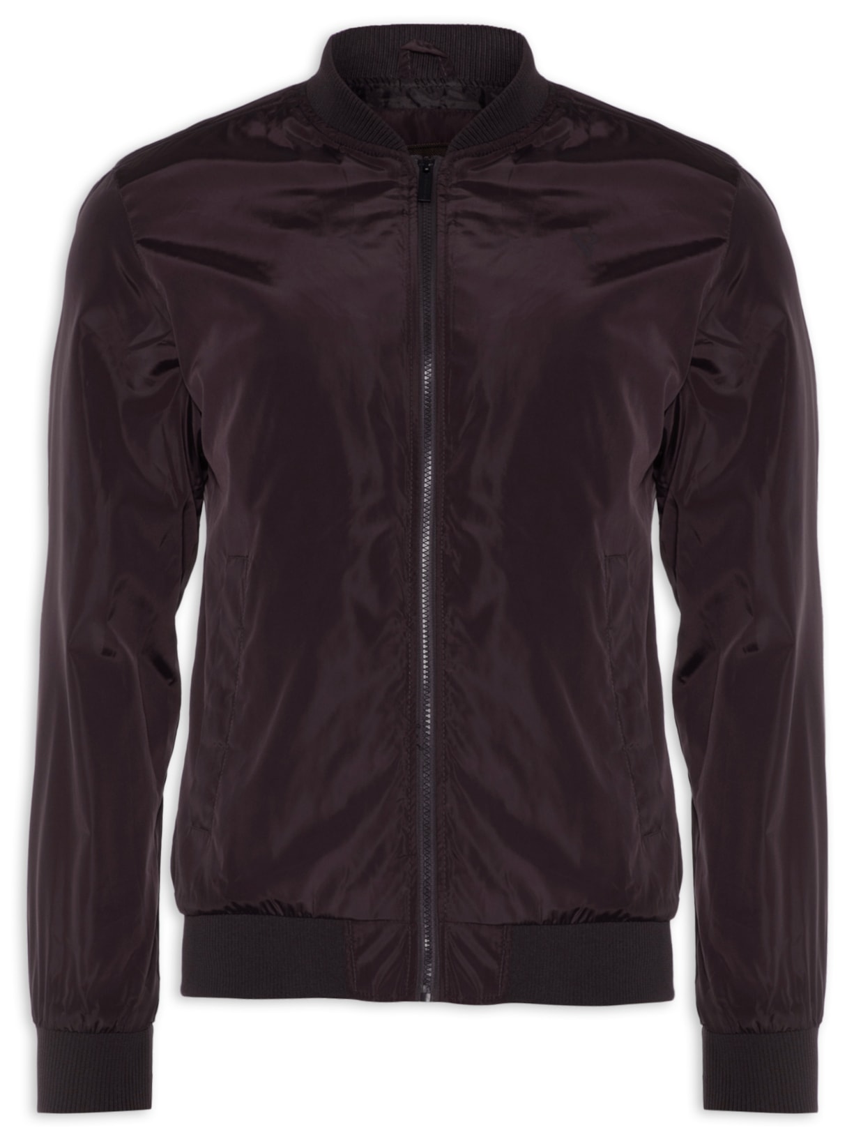 Jaqueta Masculina Nylon Light Arm Pocket - Vinho