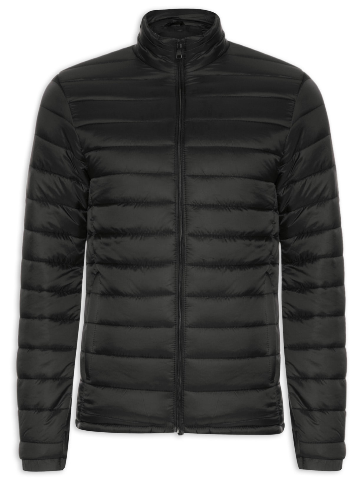 Jaqueta Masculina Nylon Puffer - Preto