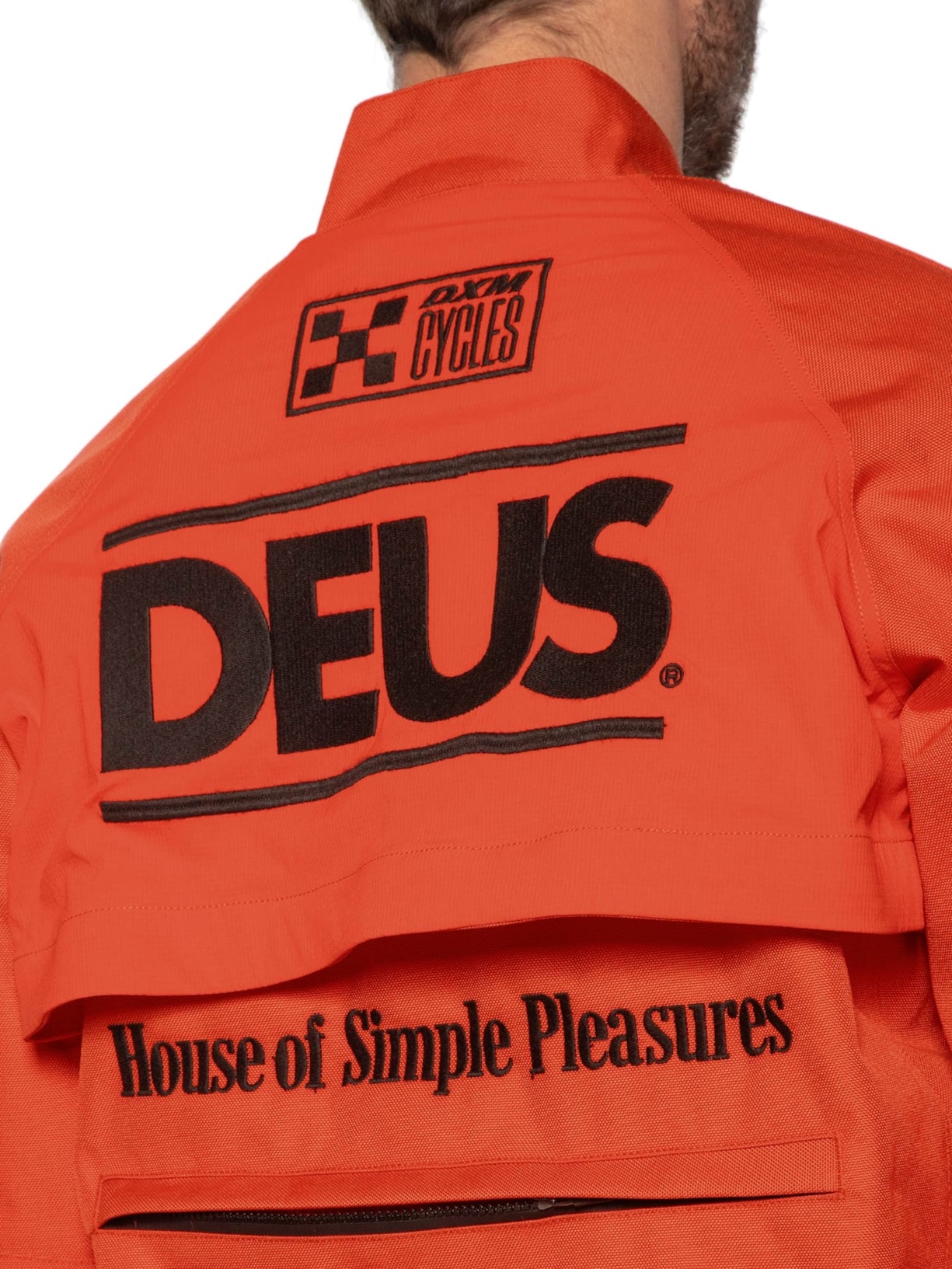  Jaqueta Masculina Off Road Cordura Laranja Deus Ex Machina