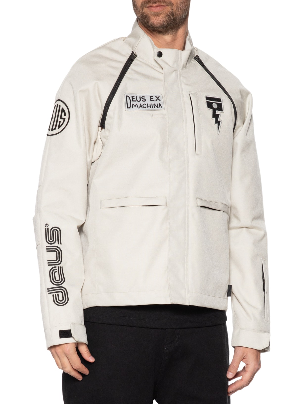 Jaqueta Masculina Off Road Cordura Off White Deus Ex Machina