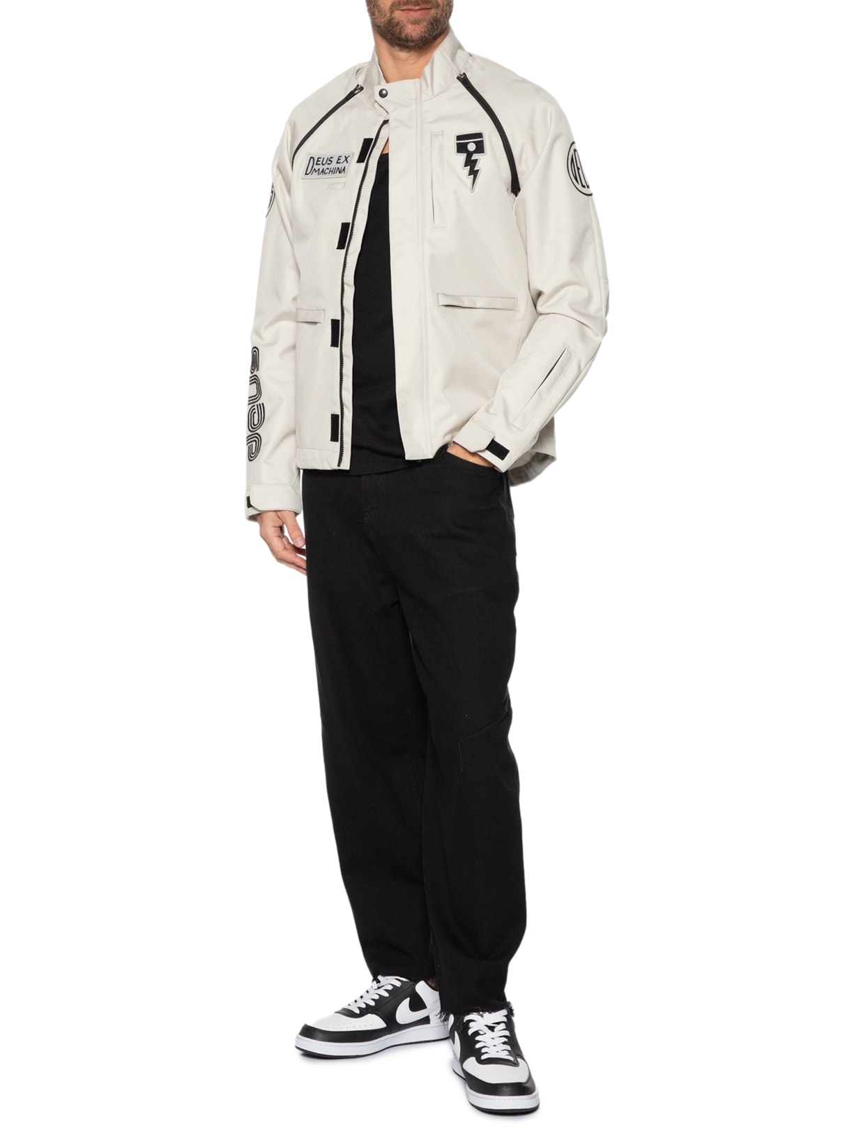 Jaqueta Masculina Off Road Cordura Off White Deus Ex Machina