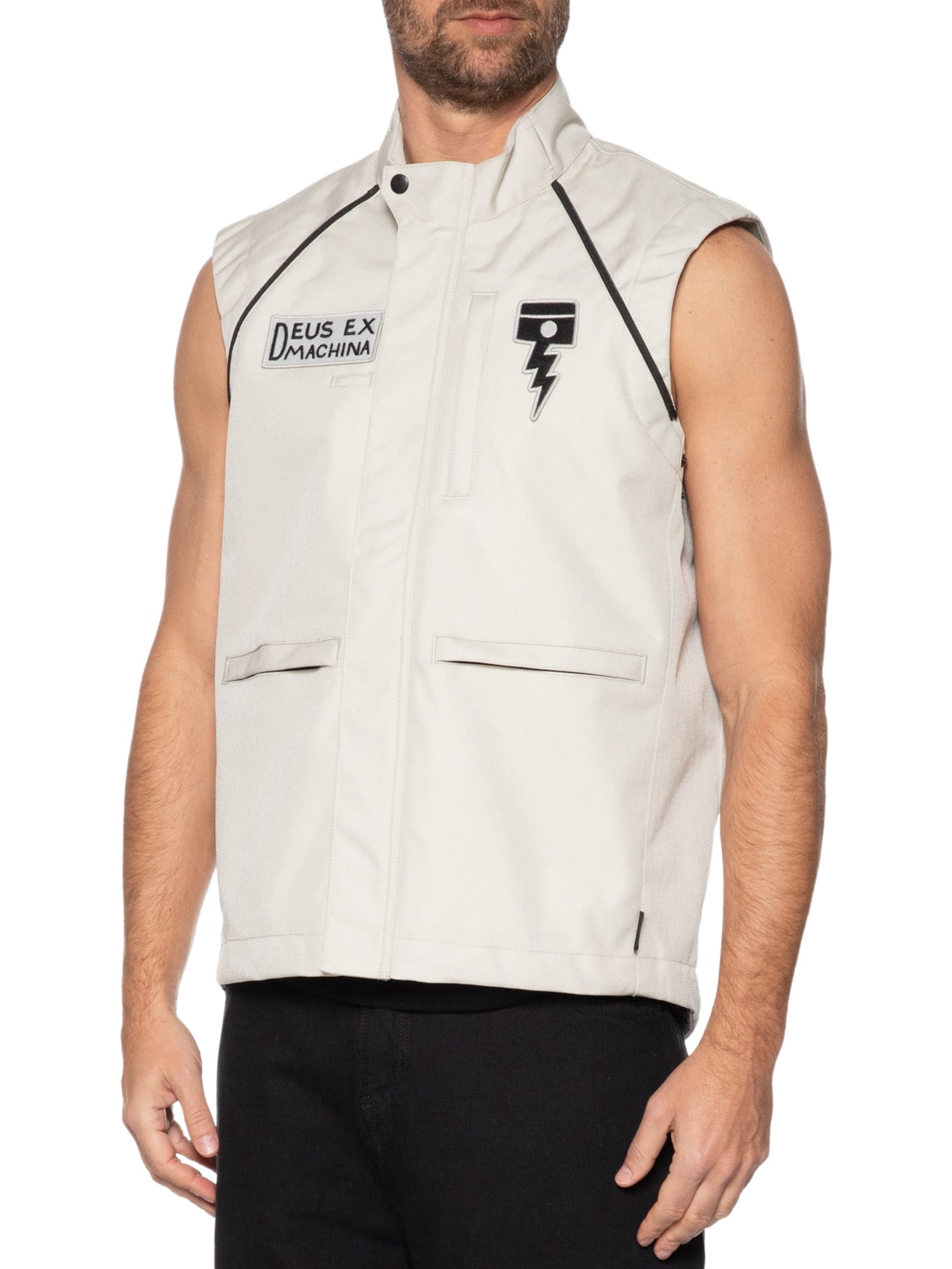 Jaqueta Masculina Off Road Cordura Off White Deus Ex Machina