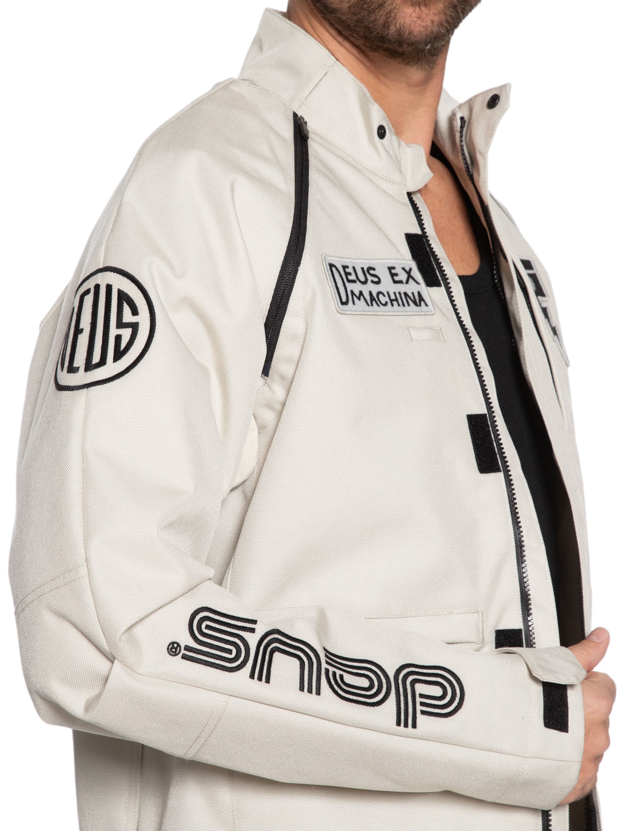 Jaqueta Masculina Off Road Cordura Off White Deus Ex Machina
