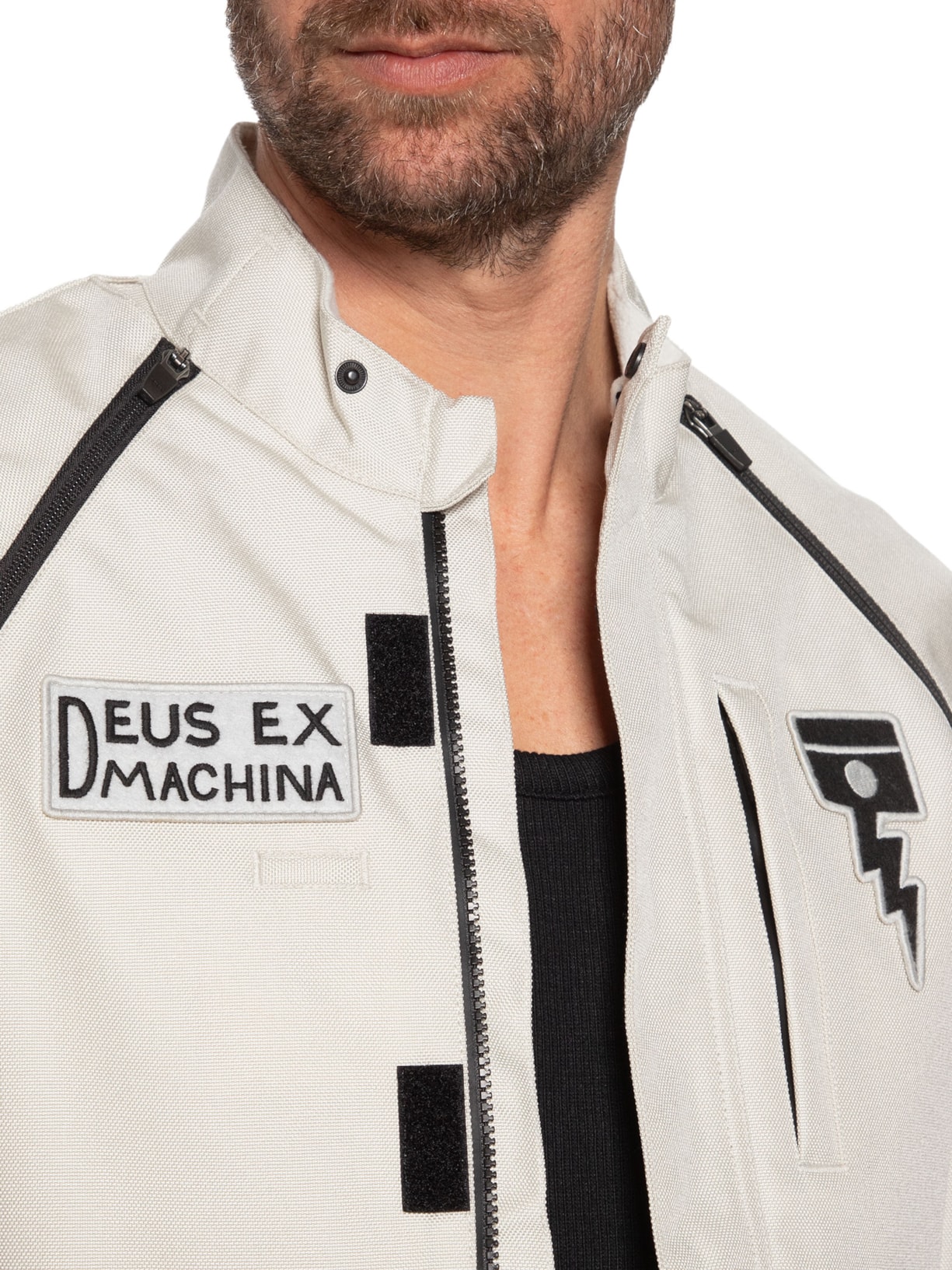 Jaqueta Masculina Off Road Cordura Off White Deus Ex Machina