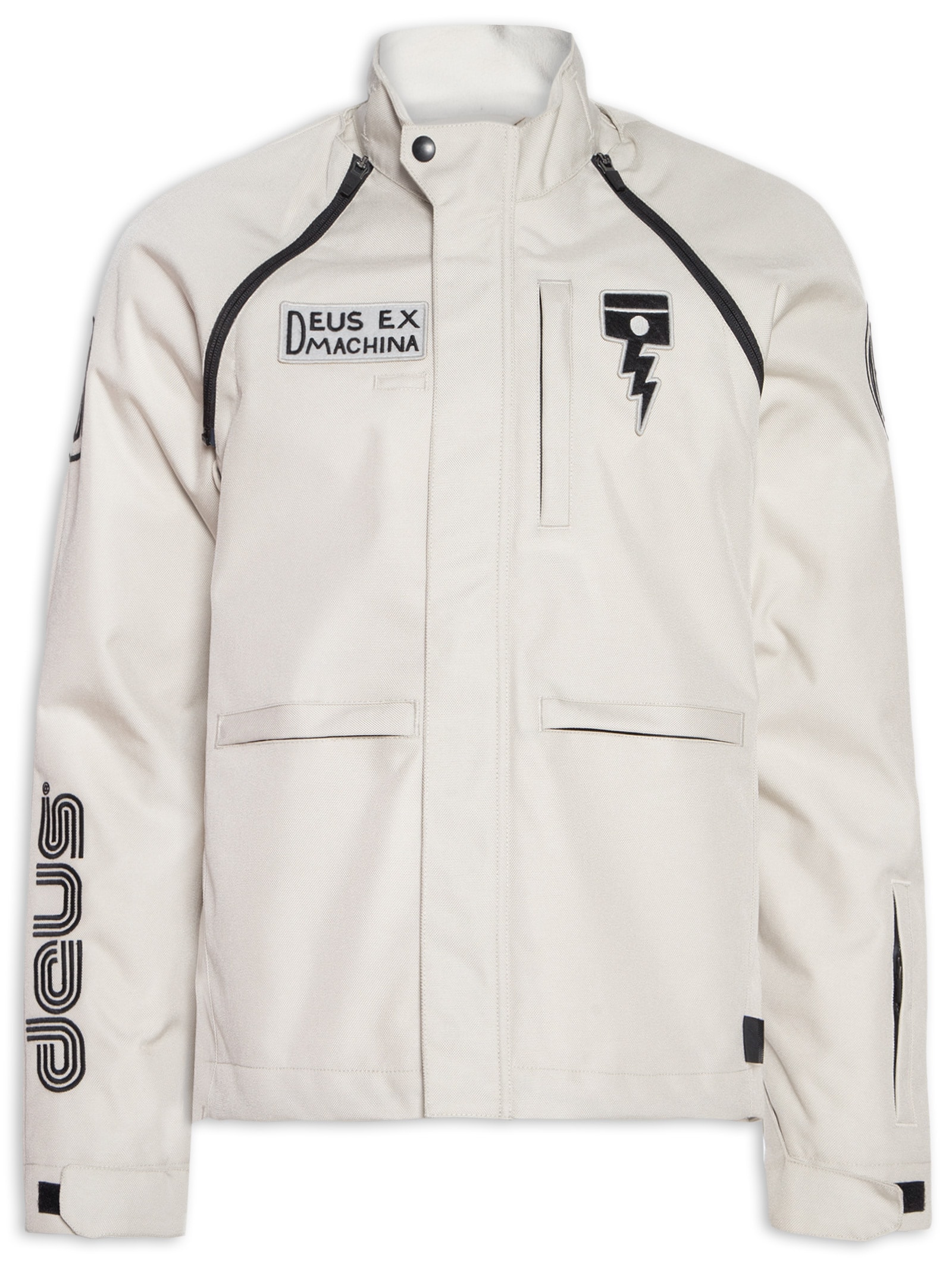 Deus Ex Machina - Jaqueta Masculina Off Road Cordura - Off White