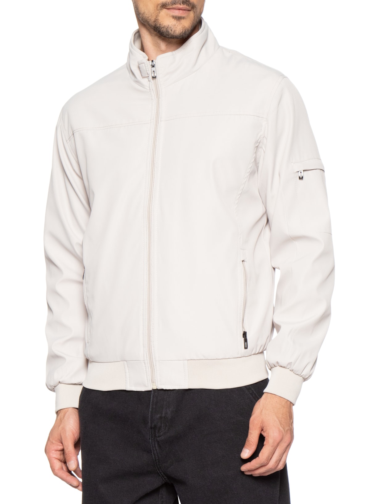 Jaqueta Masculina Off White Basiq Men