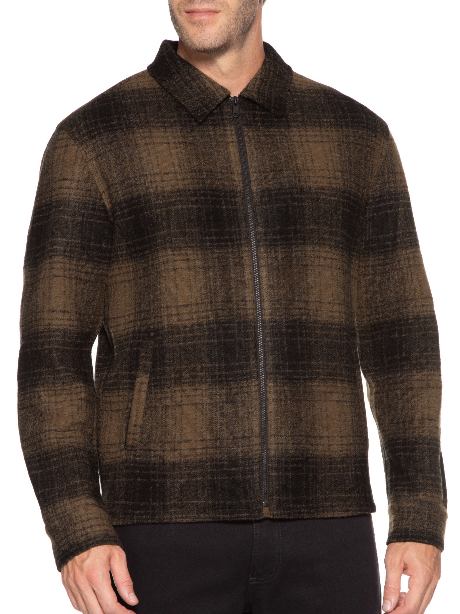 H OLMETEX ZIP JACKET ブラウン Jaqueta Masculina Oliva - Foxton - Marrom