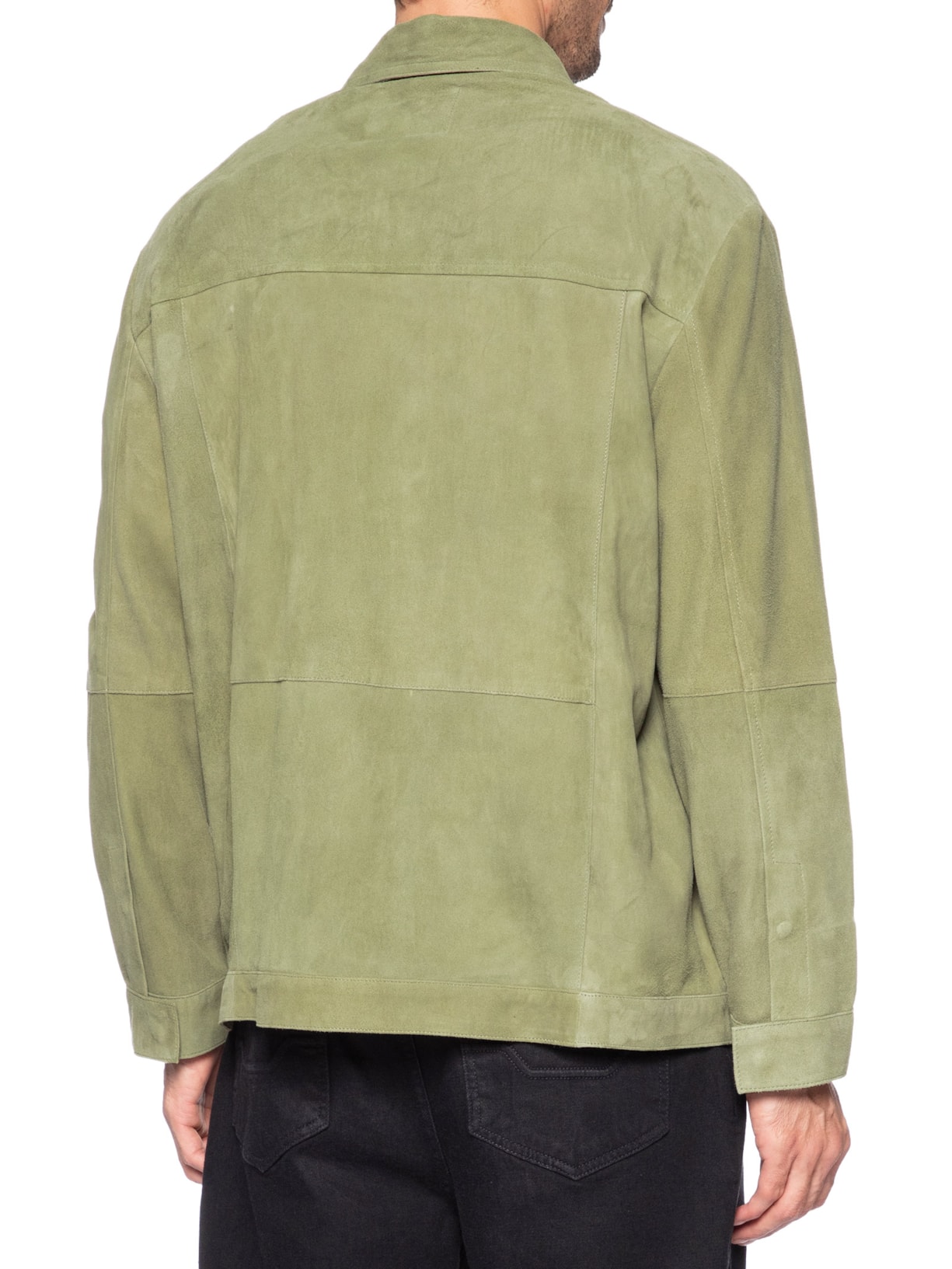 Jaqueta Masculina Over  Classic Leather Verde Osklen