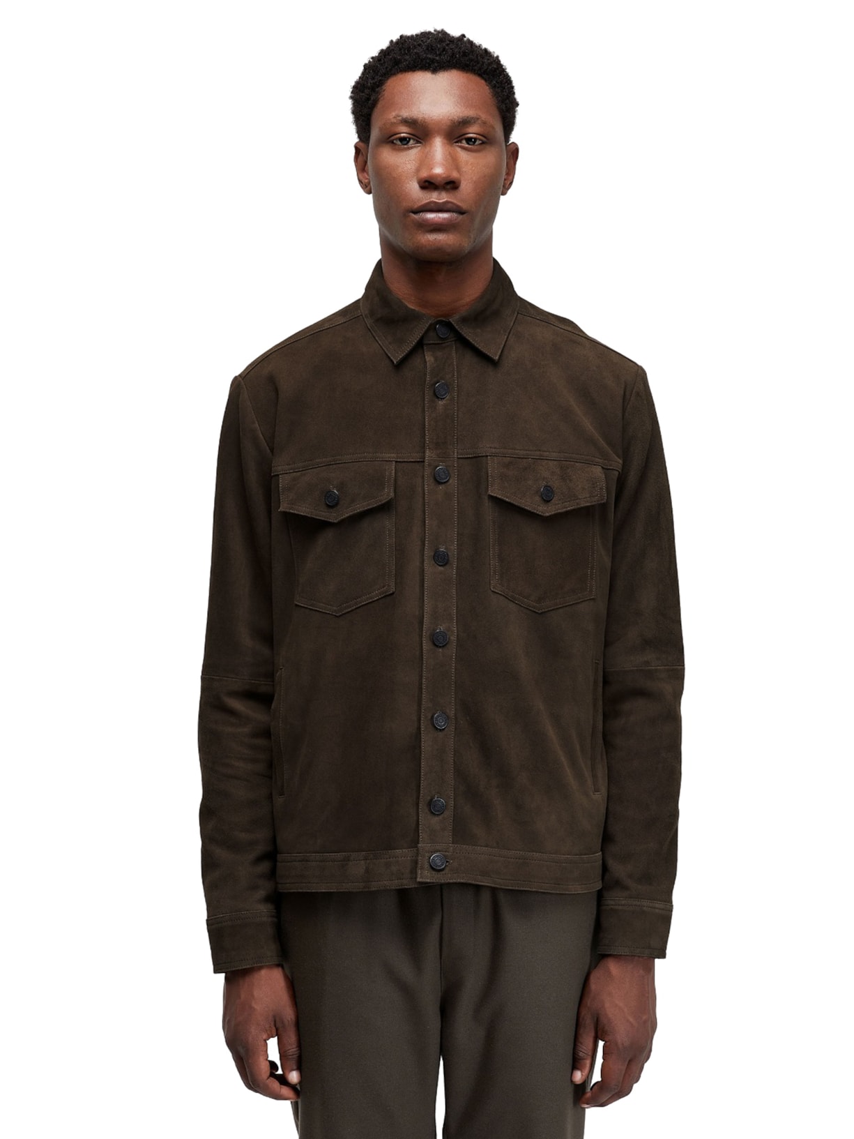 Jaqueta Masculina Over Leather – Marrom Osklen