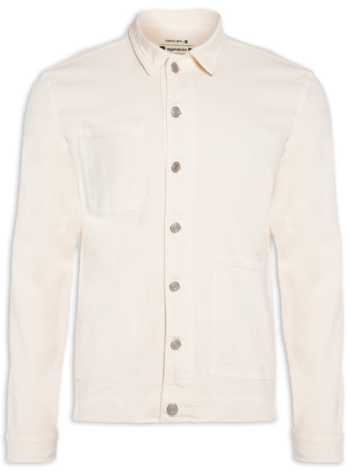 Jaqueta Masculina Overcut Denim Raw - Bege