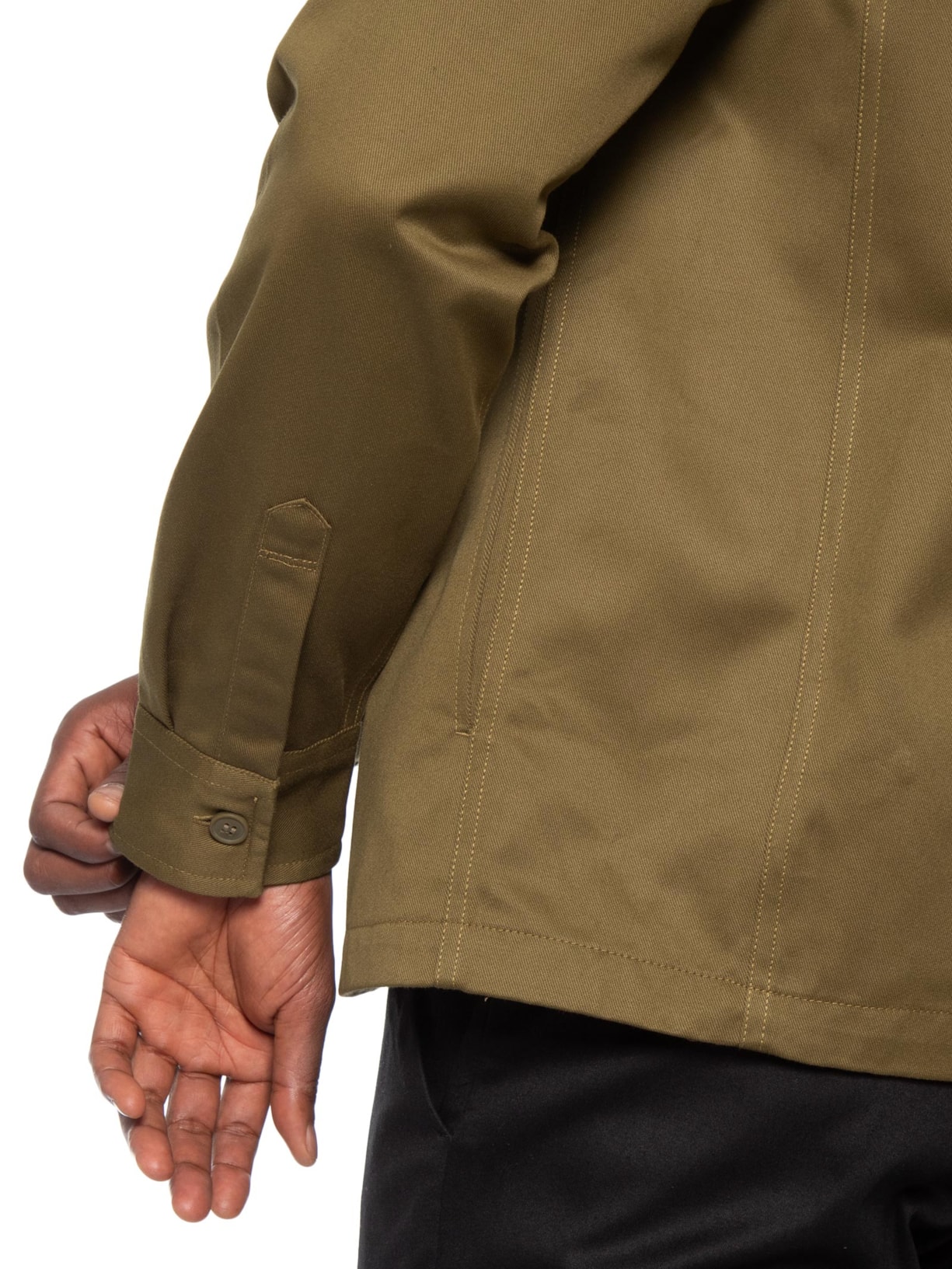 Jaqueta Masculina Overshirt Com Bolso Frontal Marrom Fred Perry