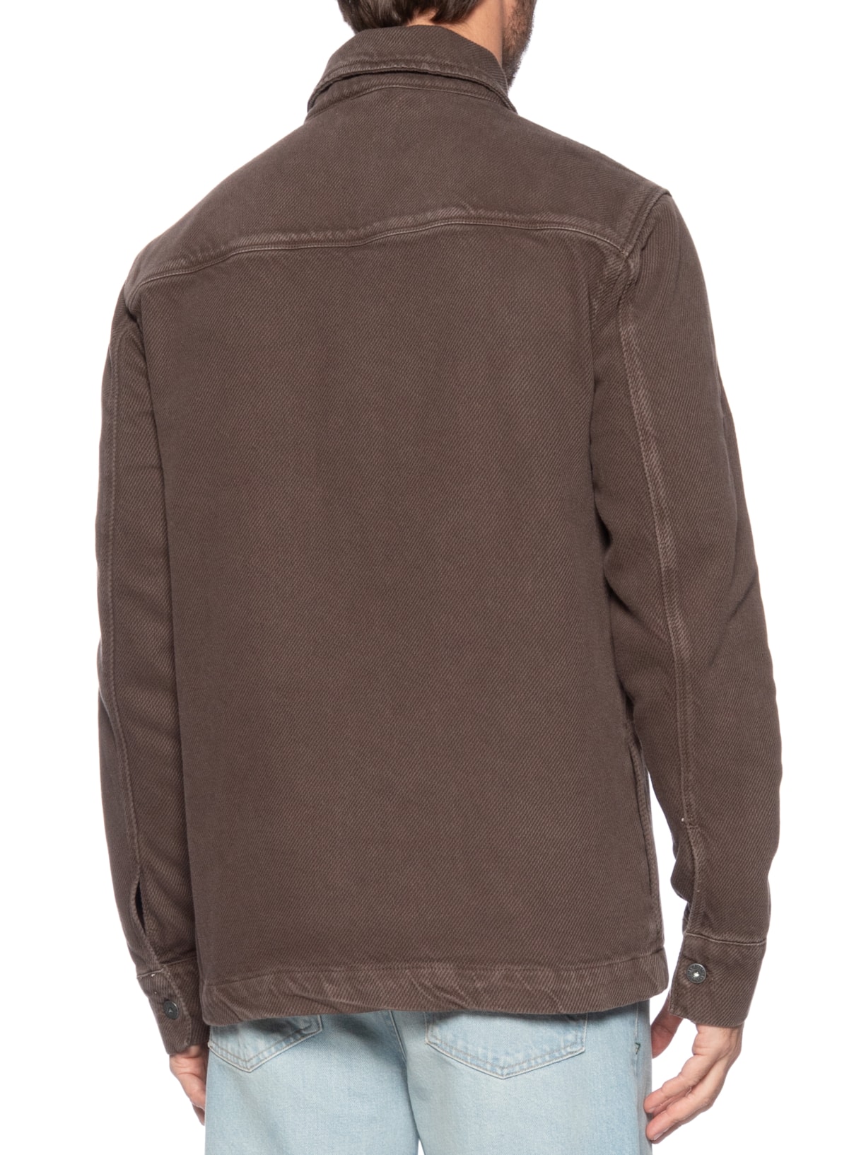 Jaqueta Masculina Overshirt Heavy Lyon Marrom Austral