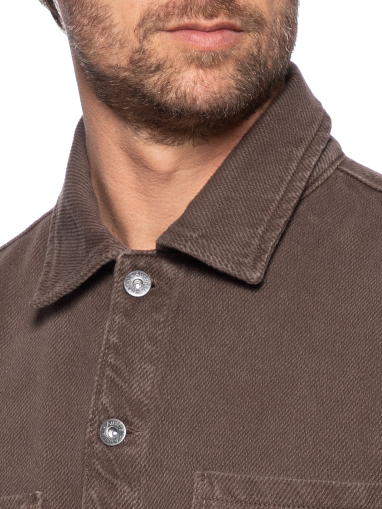 Jaqueta Masculina Overshirt Heavy Lyon Marrom Austral