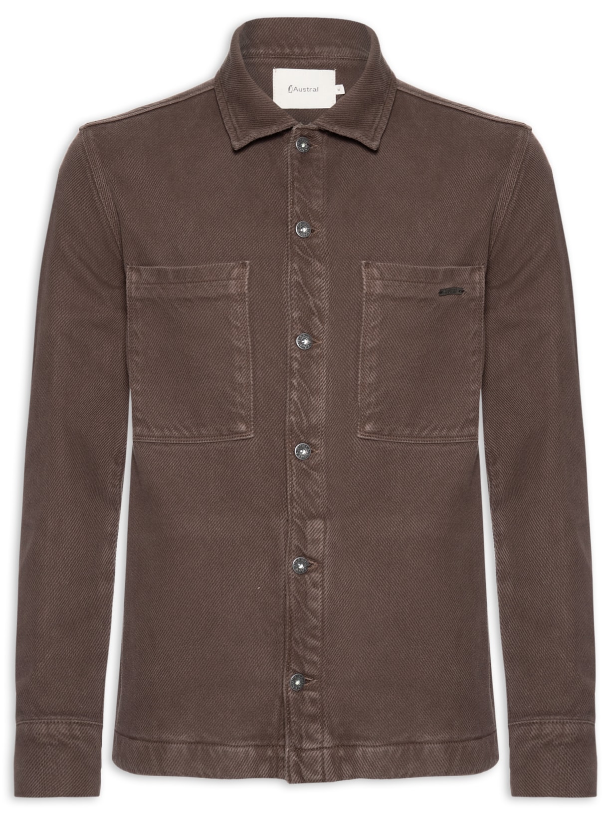 Jaqueta Masculina Overshirt Heavy Lyon Marrom Austral