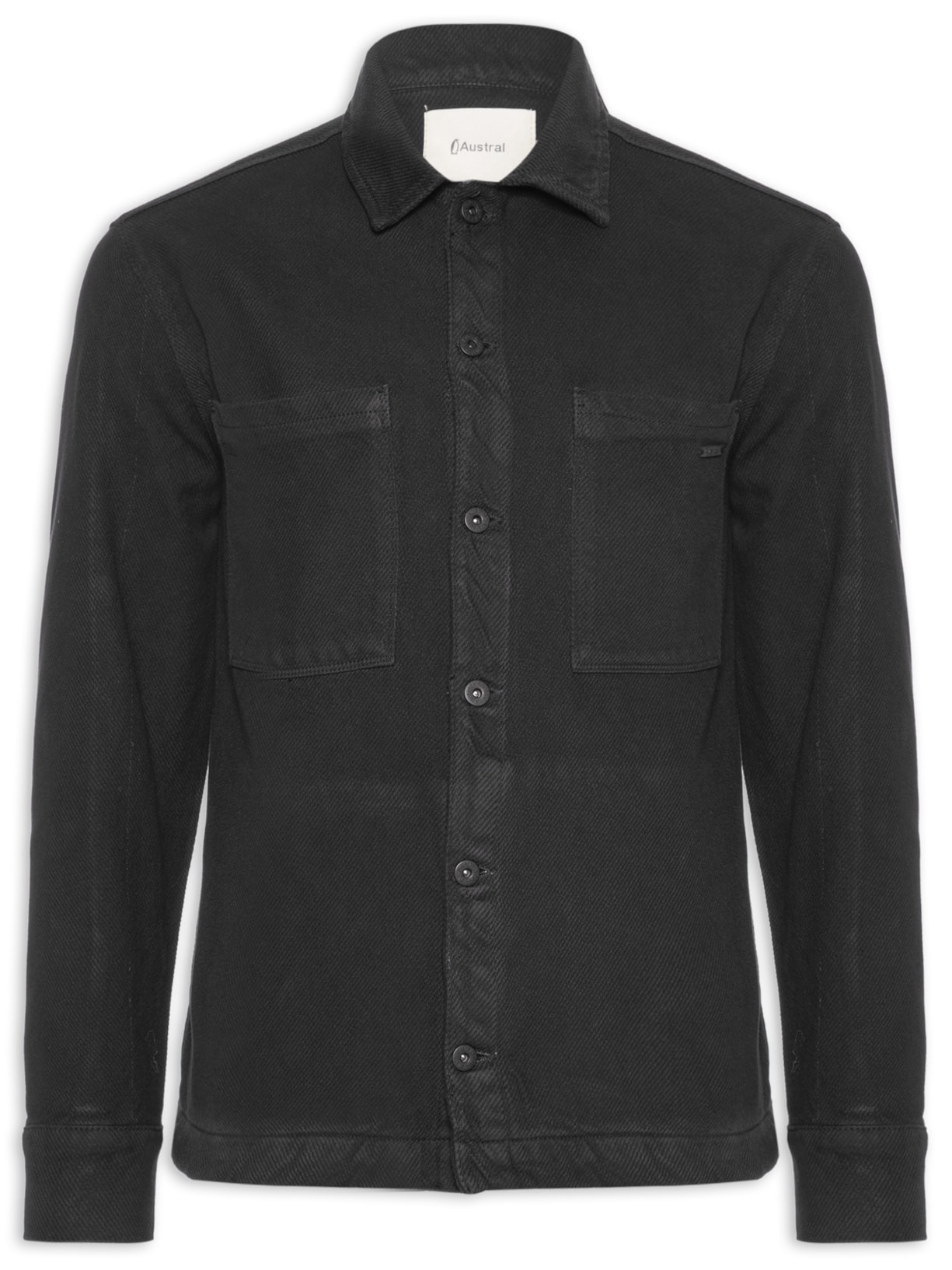 Jaqueta Masculina Overshirt Heavy Lyon - Preto