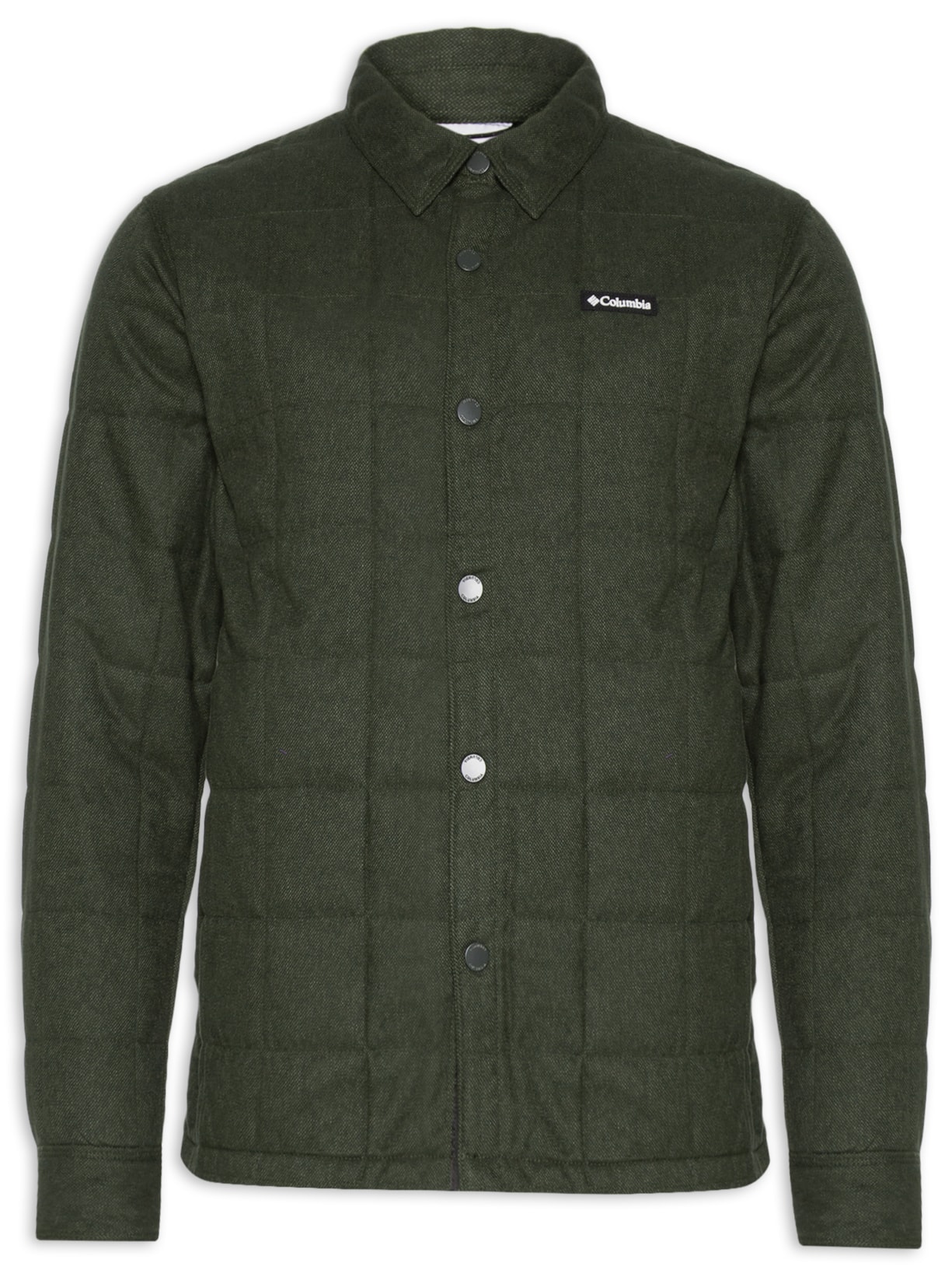 Jaqueta Masculina Overshirt Landroamer™ em Matelasse - Verde