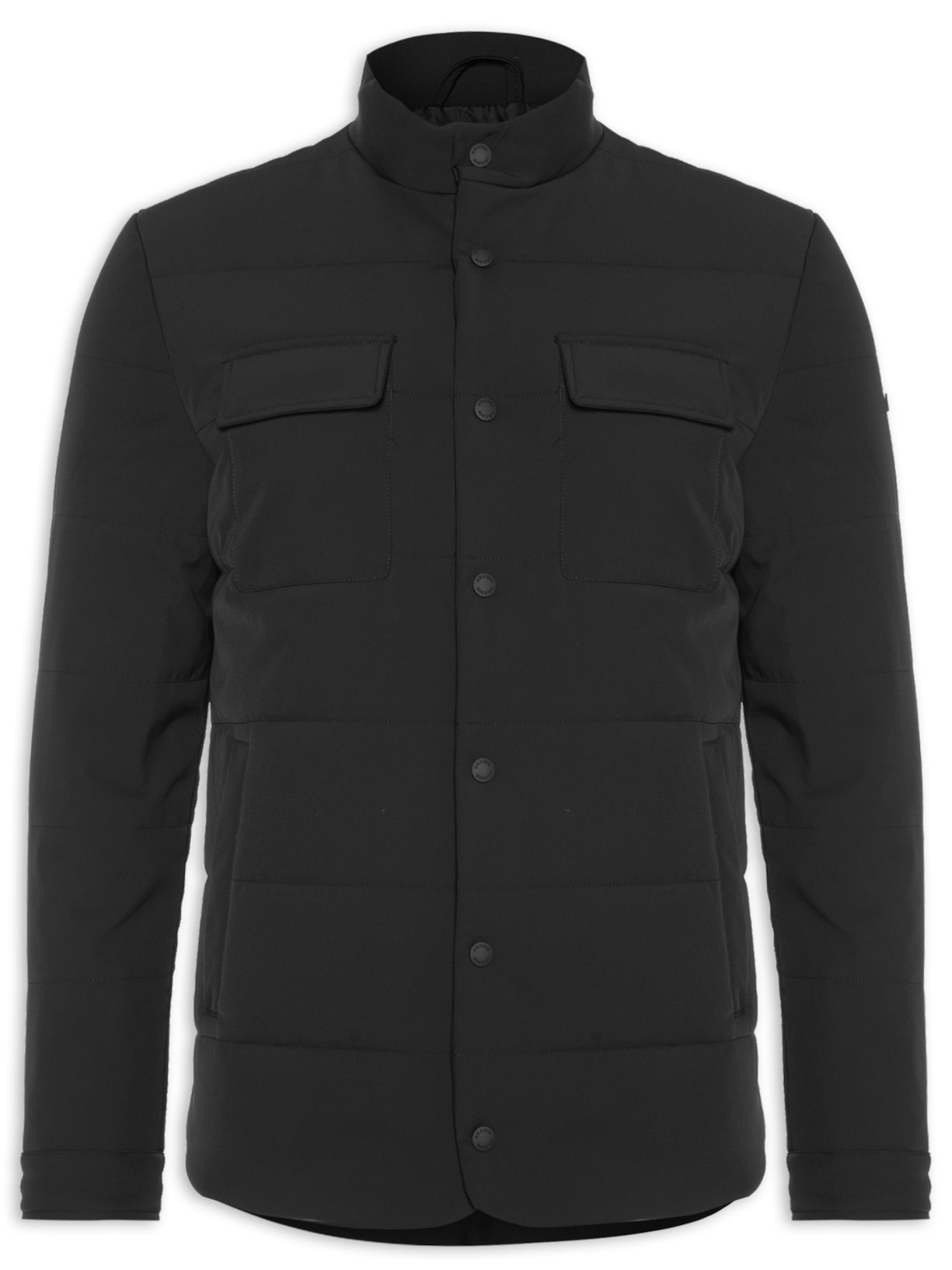 Jaqueta Masculina Overshirt Maelassê - Preto