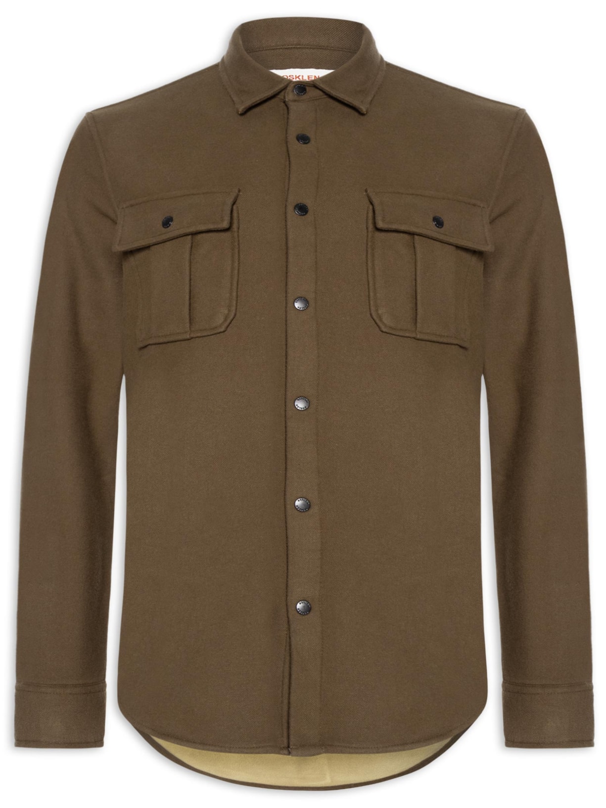 Jaqueta Masculina Overshirt Ulina Mescla - Marrom