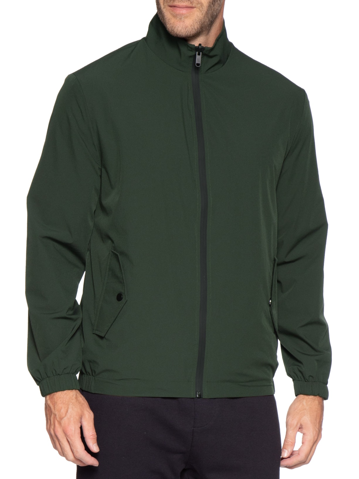 Jaqueta Masculina Overshit Dupla Face Esporte Easy Tech Verde Foxton