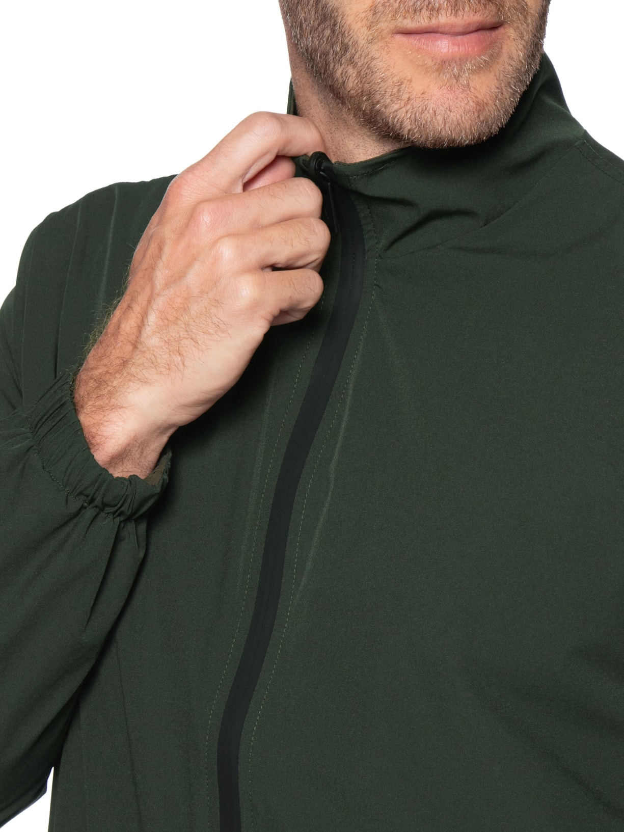 Jaqueta Masculina Overshit Dupla Face Esporte Easy Tech Verde Foxton