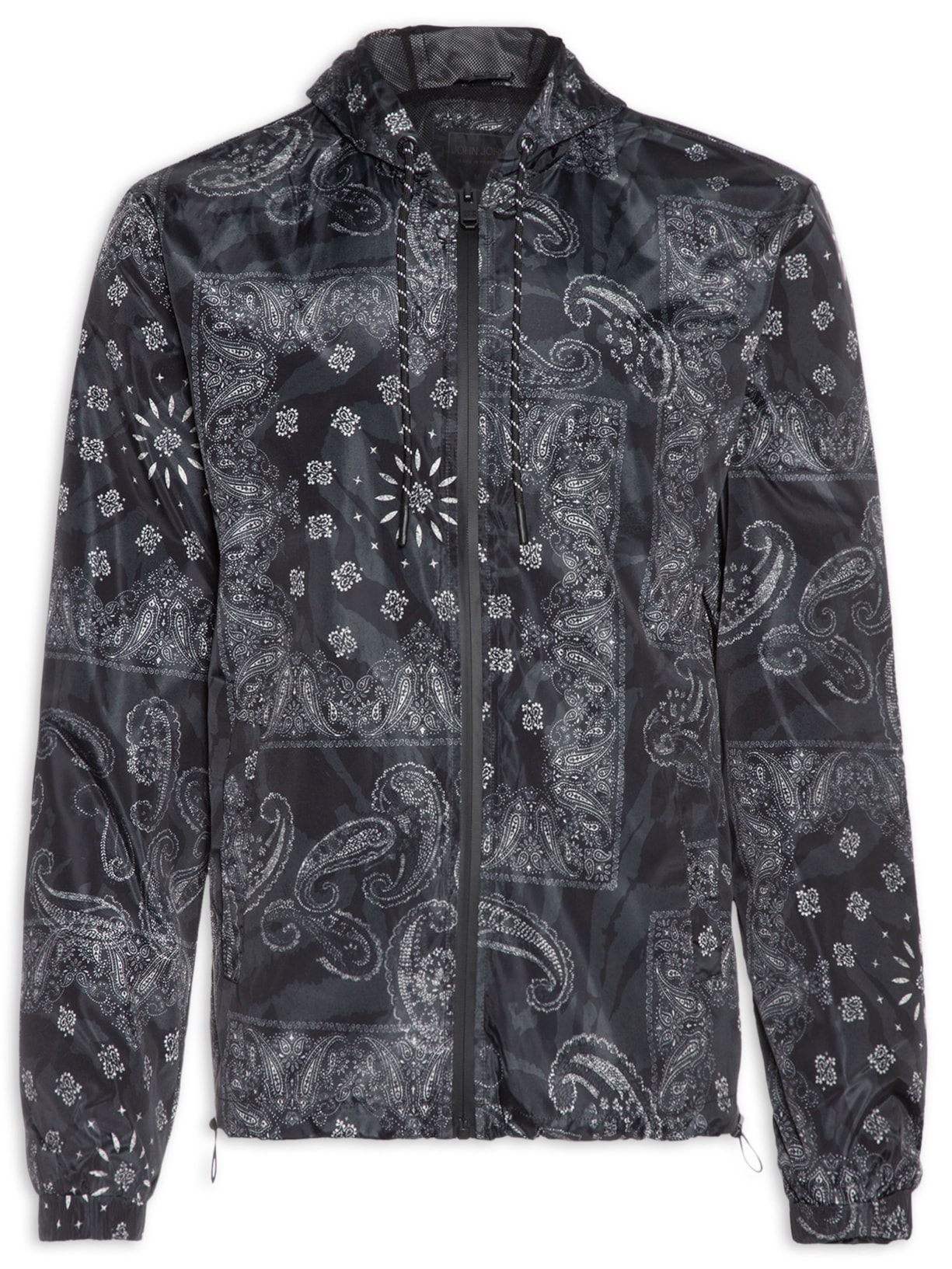 Jaqueta Masculina Paisley - Preto