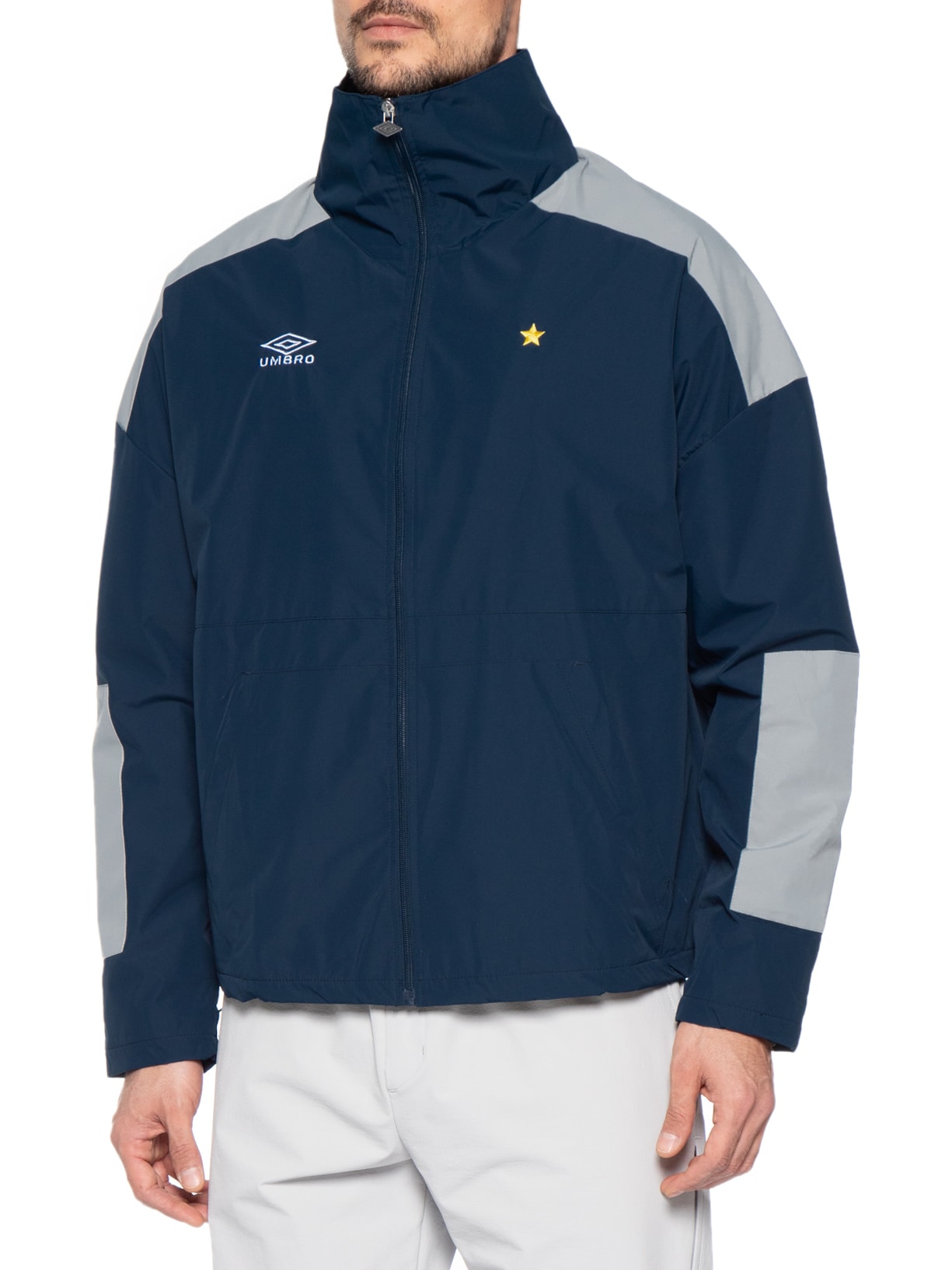 Jaqueta Masculina Panelled Boxy Azul Umbro