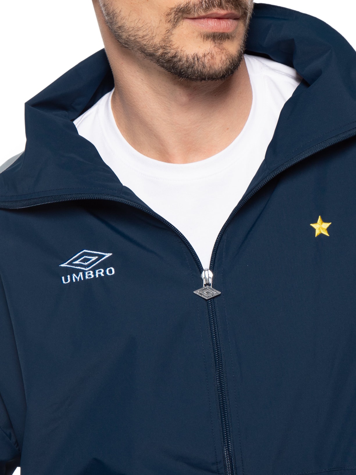 Jaqueta Masculina Panelled Boxy Azul Umbro