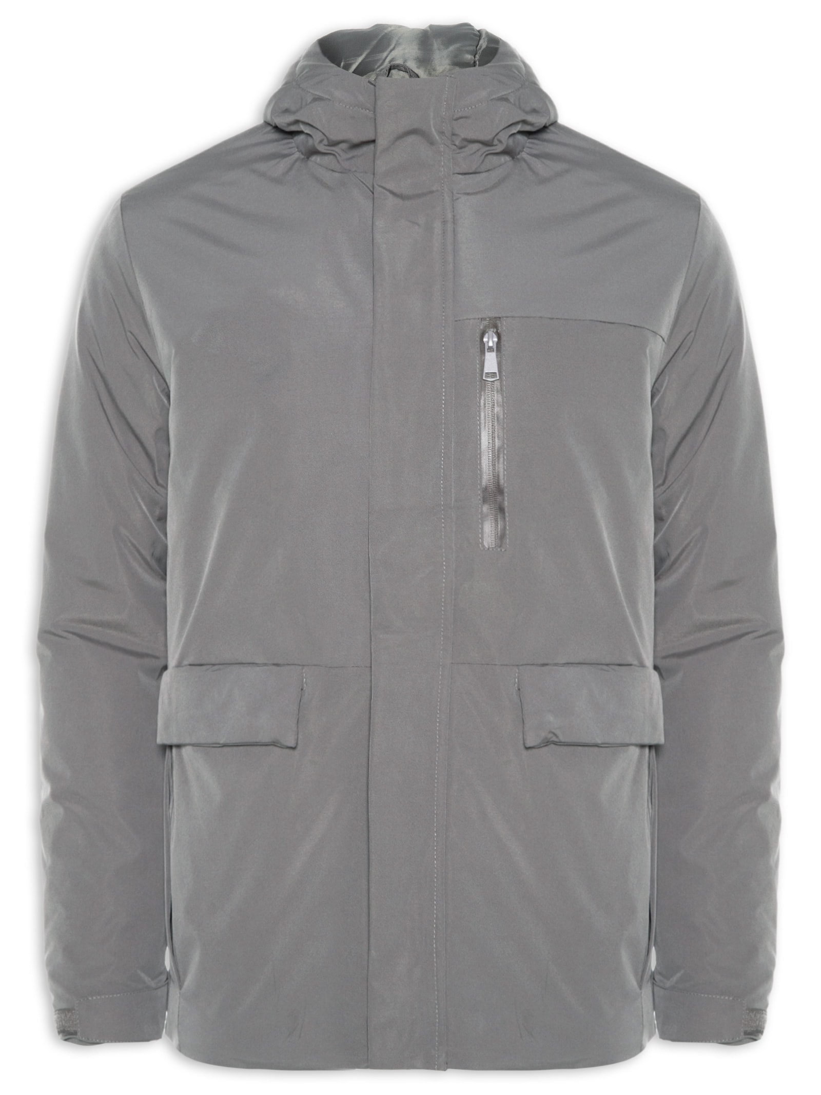 t*s様 MARKAWARE HUSE PARKA グレー サイズ2 Jaqueta Masculina Parka Tactel - Cinza - '2 Essential
