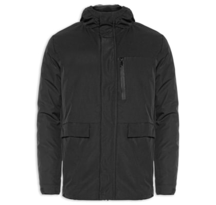 Jaqueta Masculina Parka Tactel - Preto