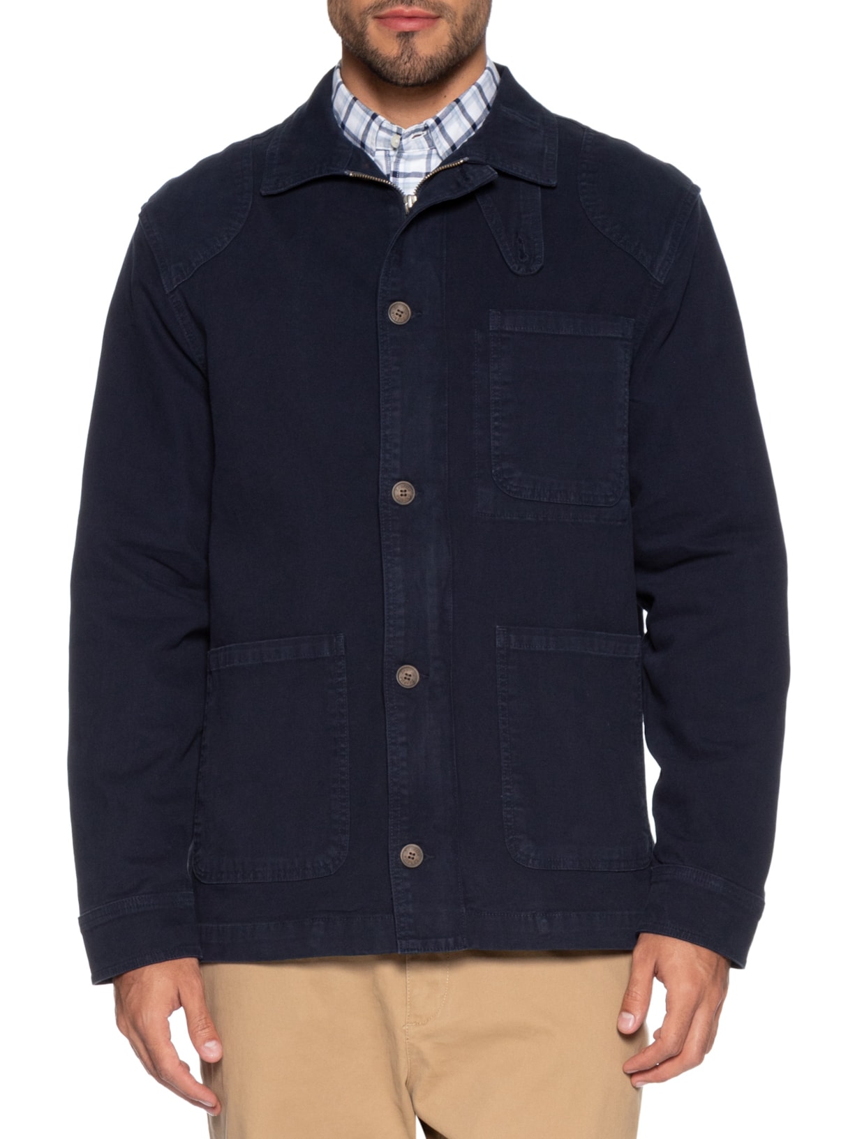 Jaqueta Masculina Parka Ugo Azul Zapalla