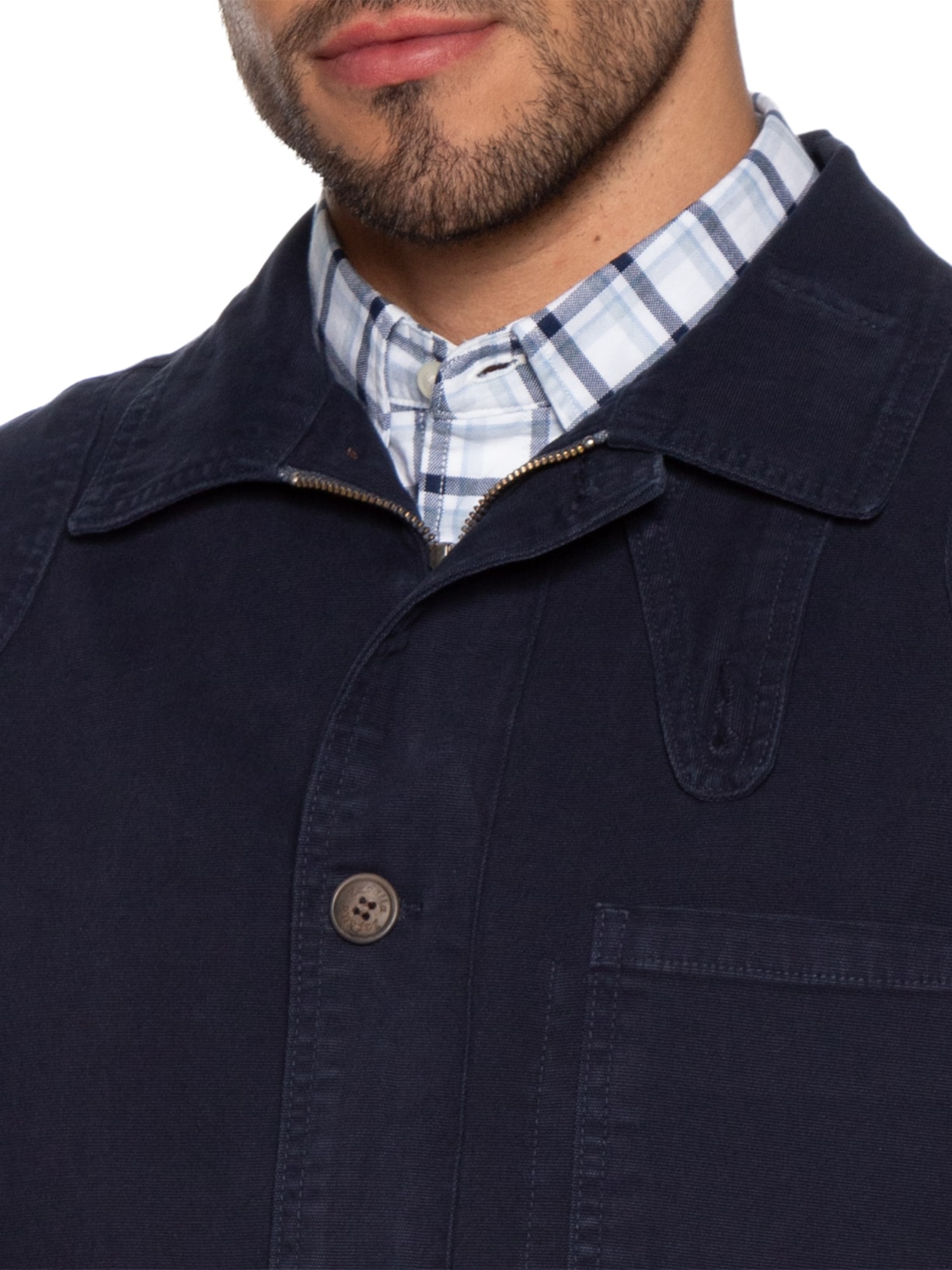Jaqueta Masculina Parka Ugo Azul Zapalla