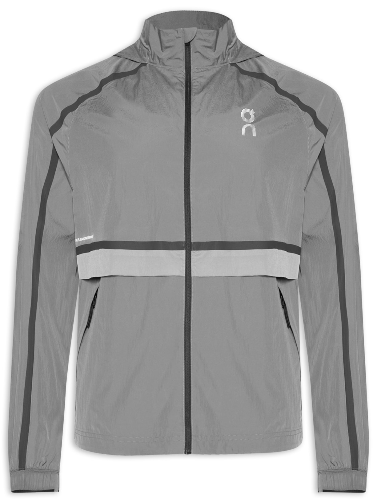 Jaqueta Masculina Performance Volt Jacket 1 Cinza On Running