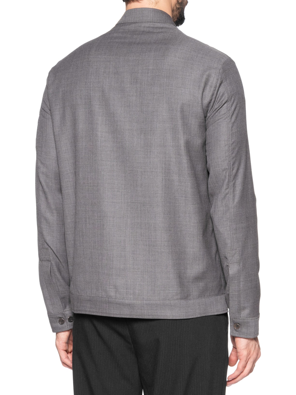 Jaqueta Masculina Portinhola Cinza Ricardo Almeida