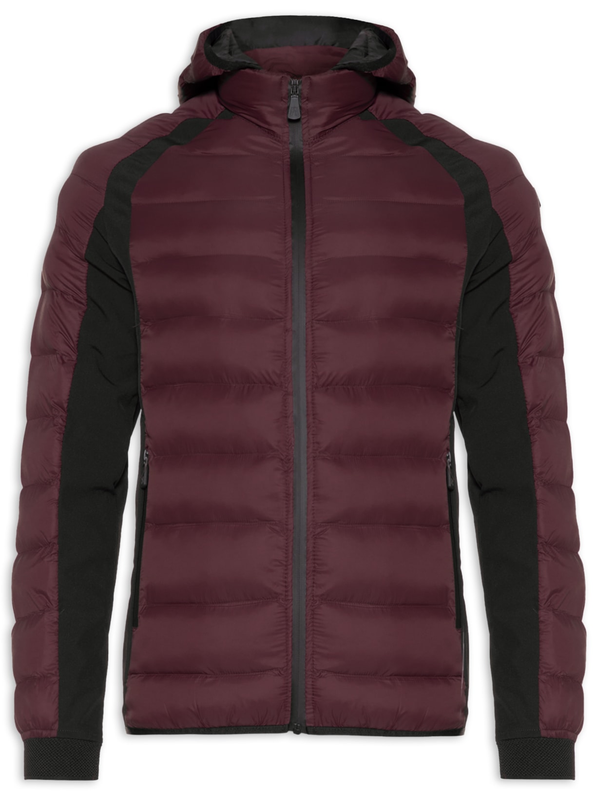 Jaqueta Masculina Puff Mobile Com Capuz - Vermelho