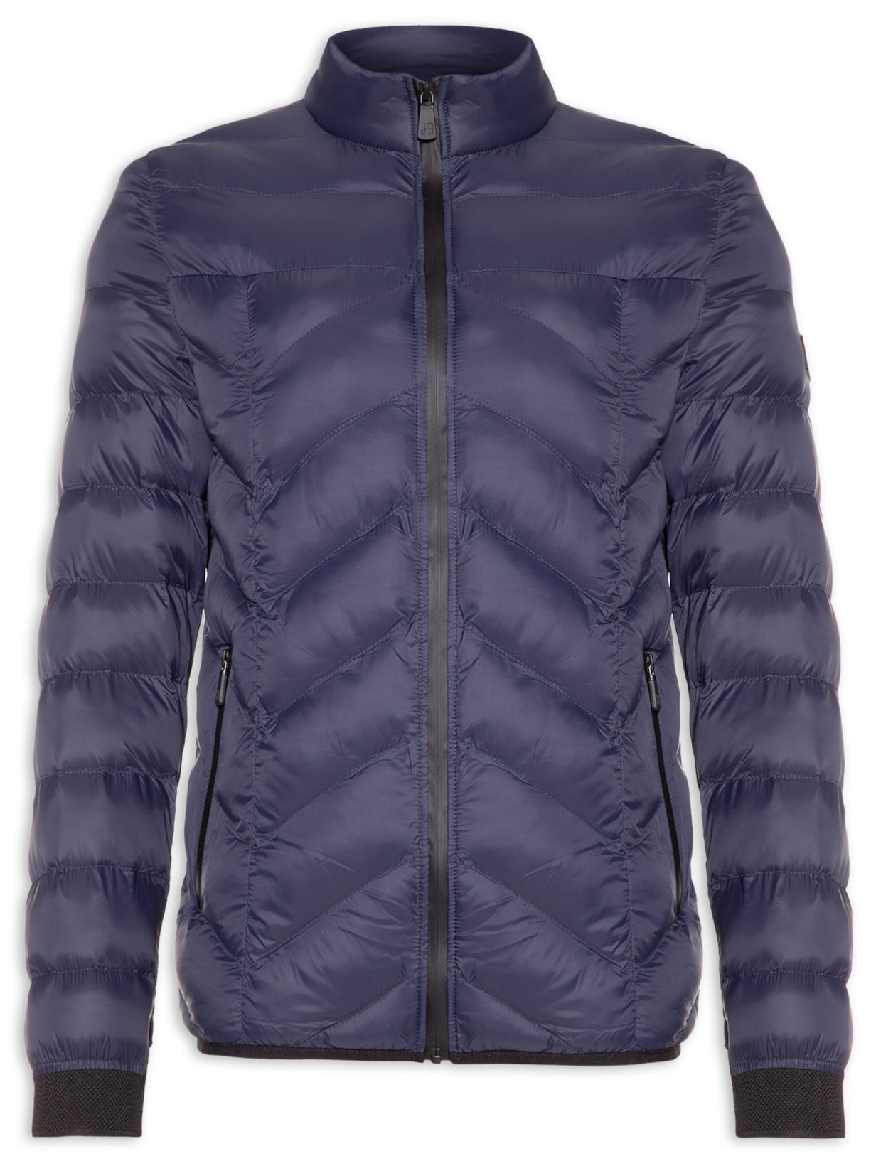 Jaqueta Masculina Puff Mobile S Capuz - Azul