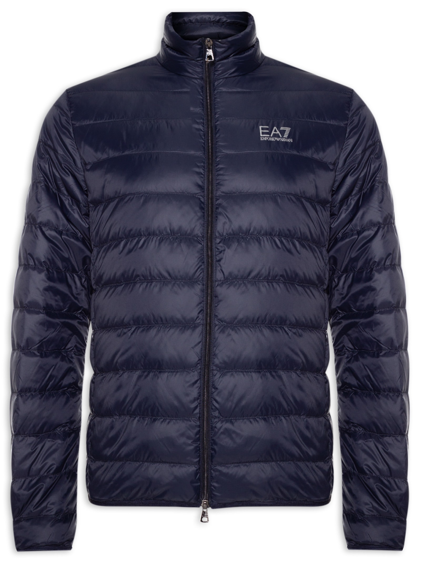 ジャケット・アウター EMPORIO ARMANI Full Zip Jacket 42 Ea7 Emporio Armani - Jaqueta Masculina Puffer - Azul