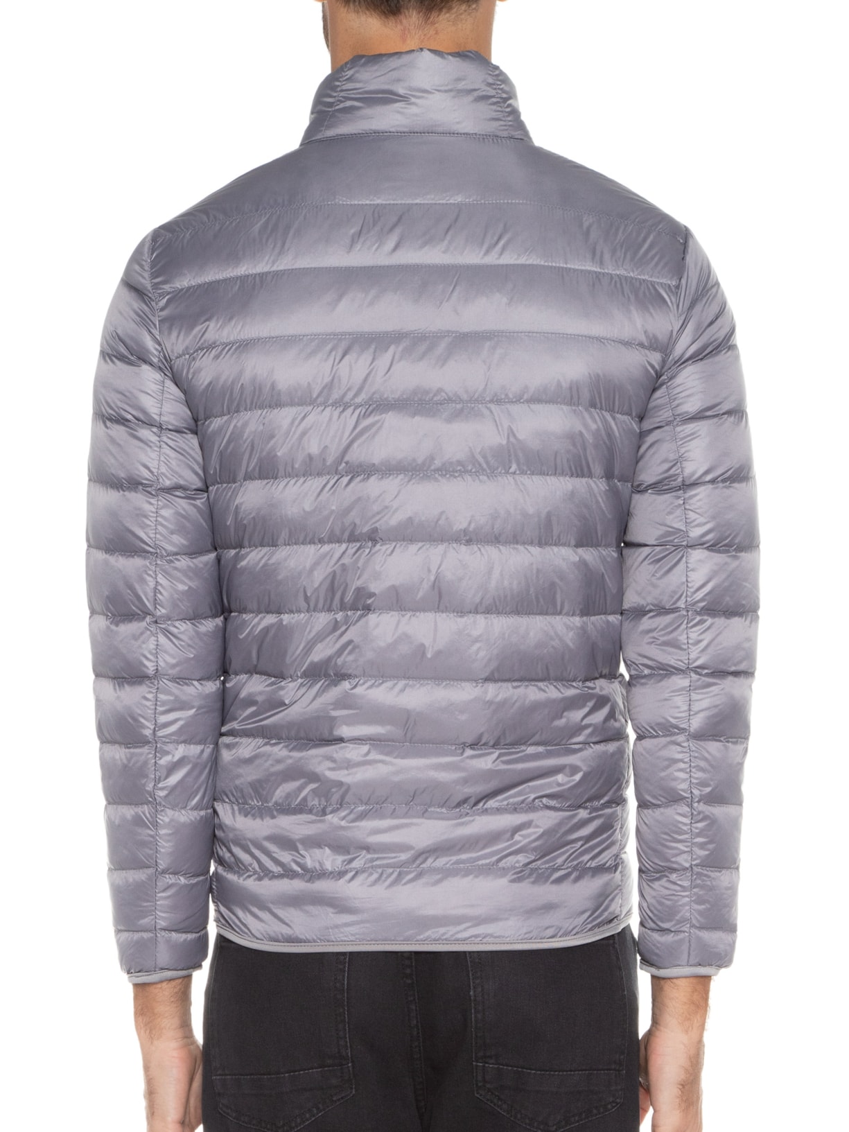 Jaqueta Masculina Puffer Basic Cinza Kour